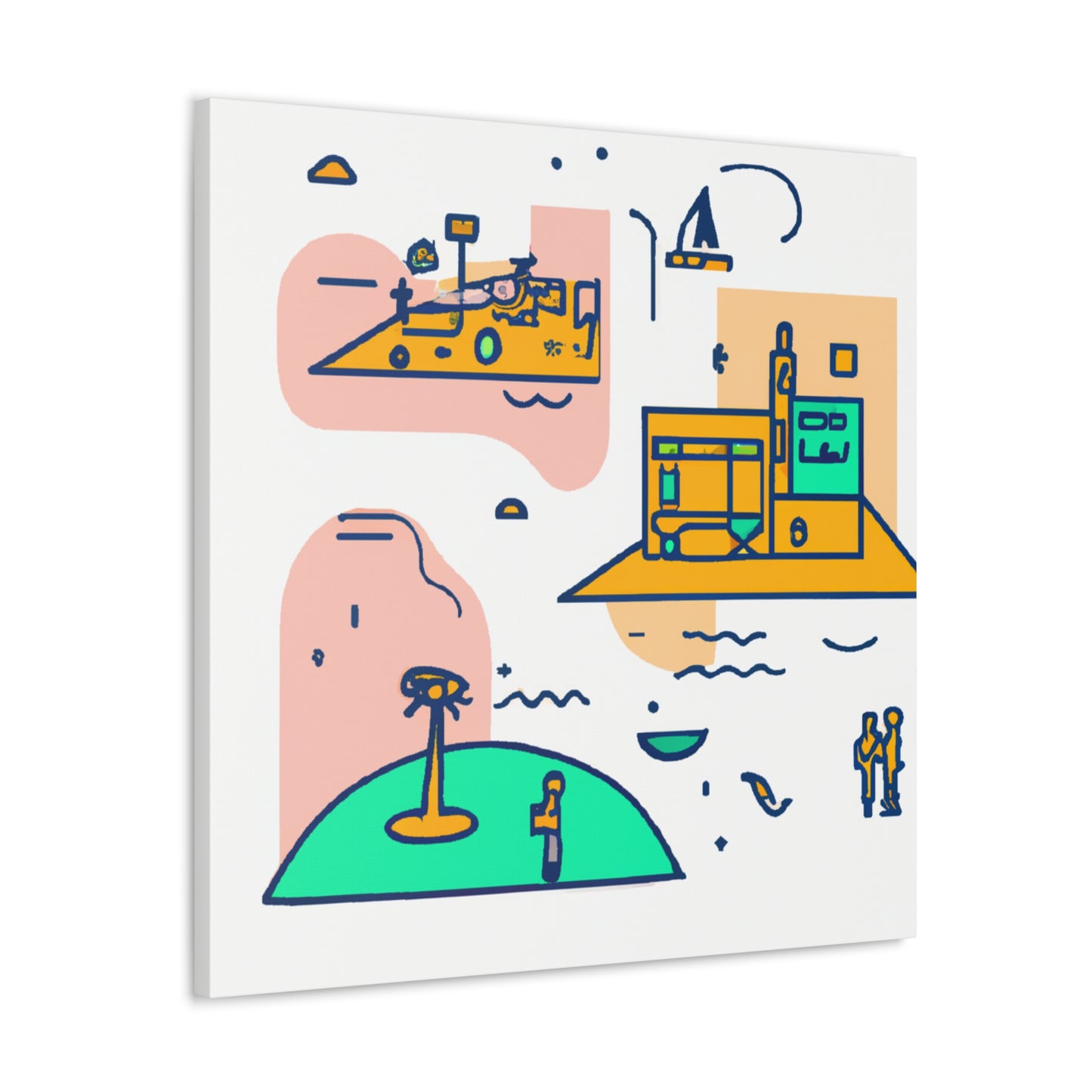 Serene Simplicity - Minimalism - Canvas