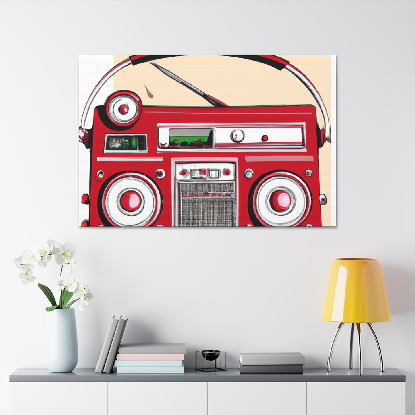 The Box - Retro Music and Film Canvas