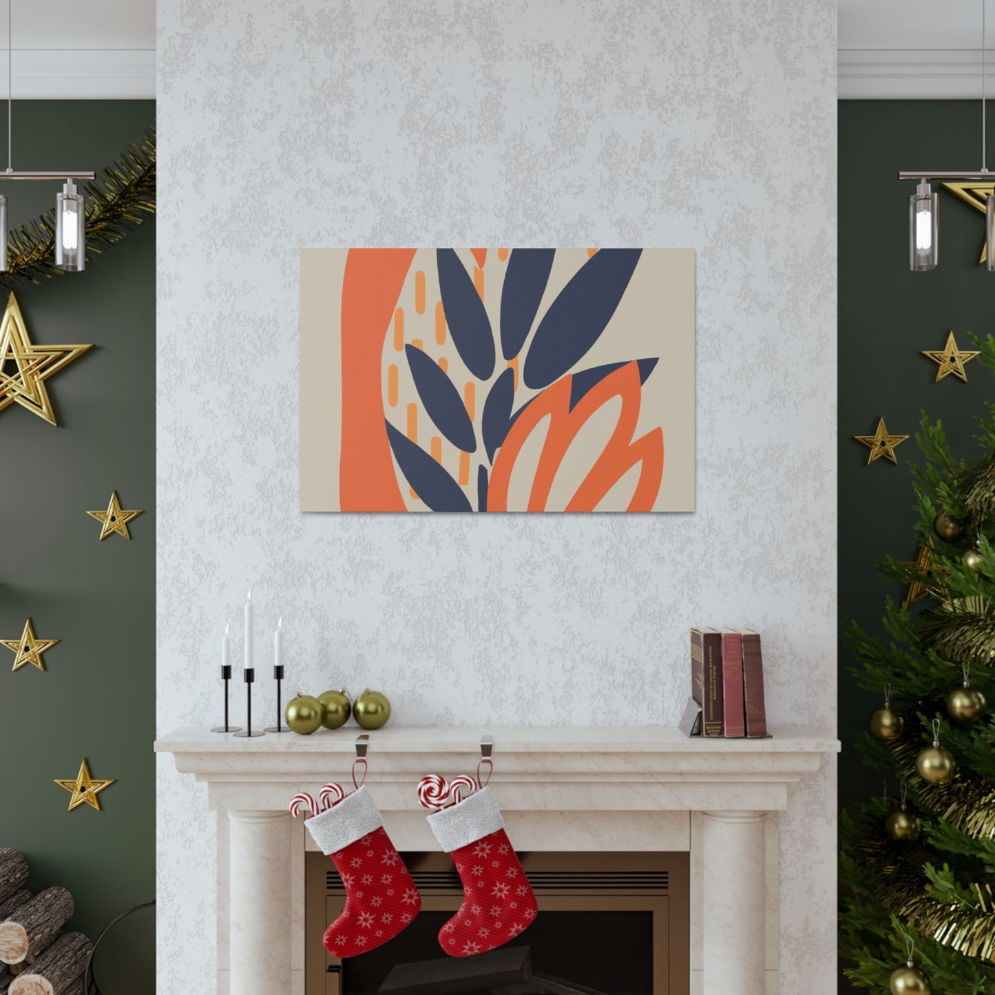 Blooming - Midcentury Floral Canvas