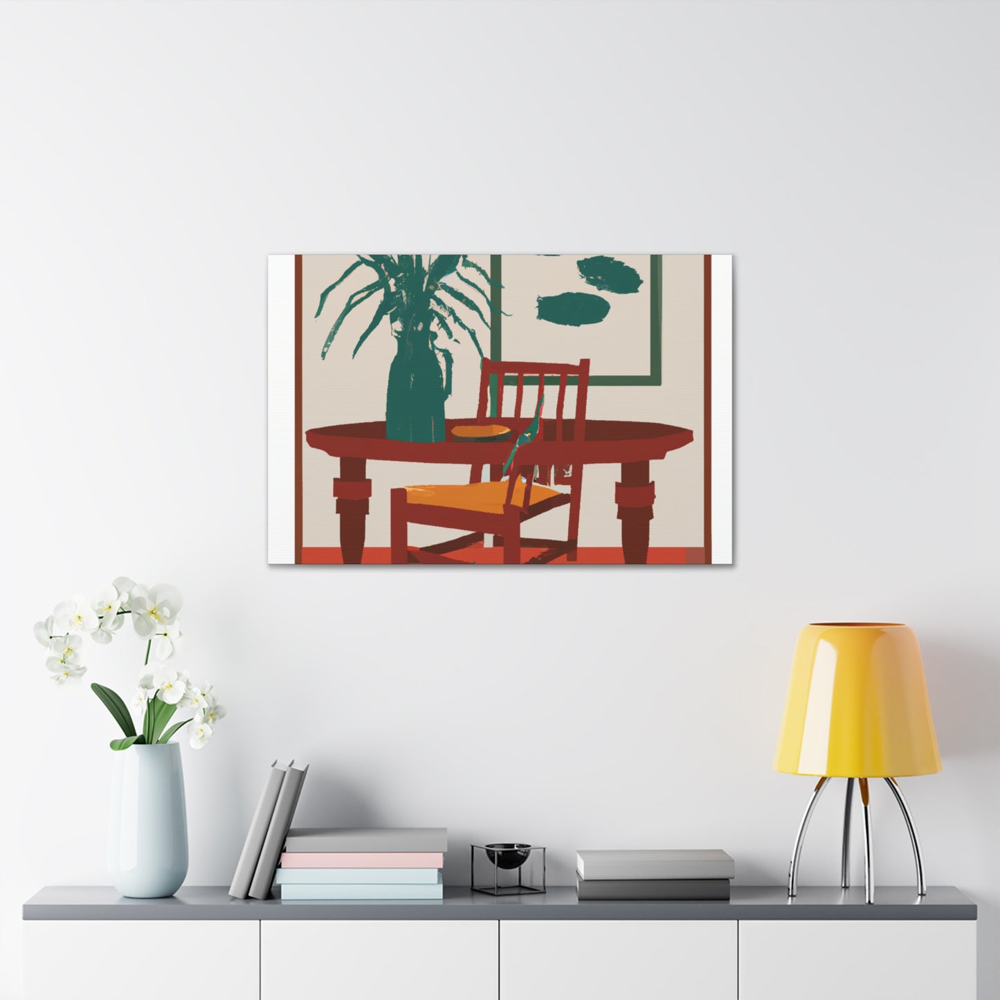 Swirlhorn - Midcentury Canvas