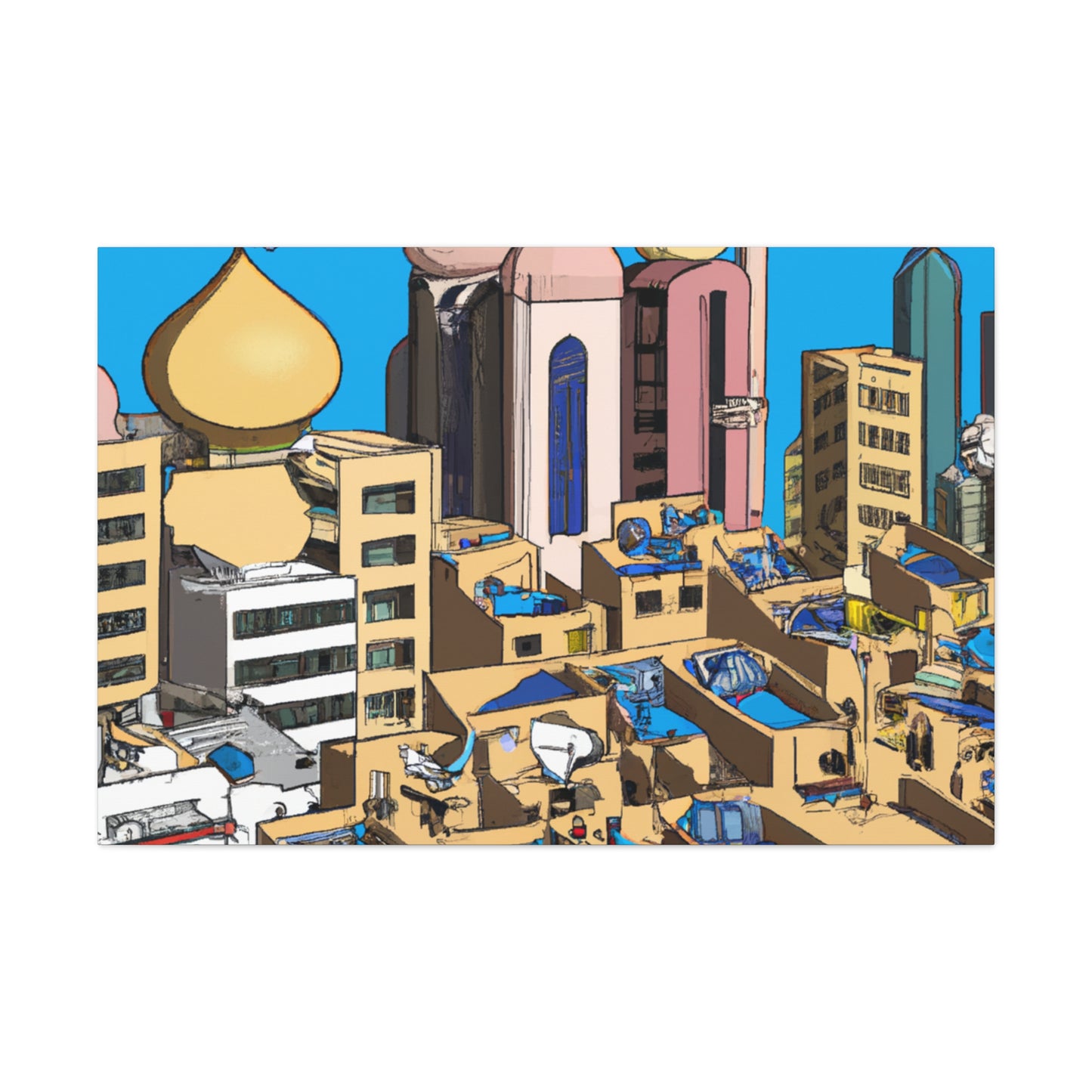 Desert Mirage - Destination Arab Emerates - Canvas