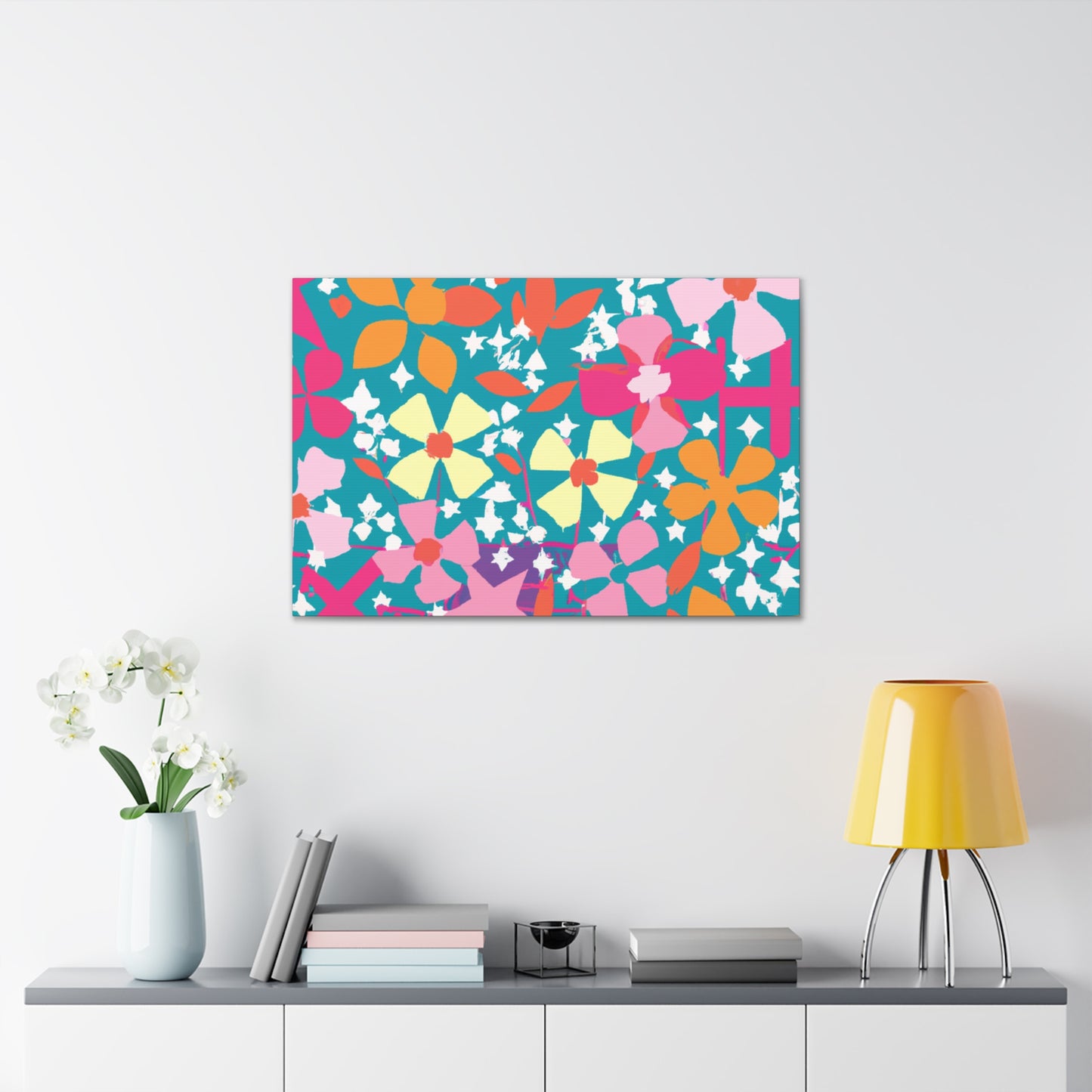 Roselle - Floral - Canvas