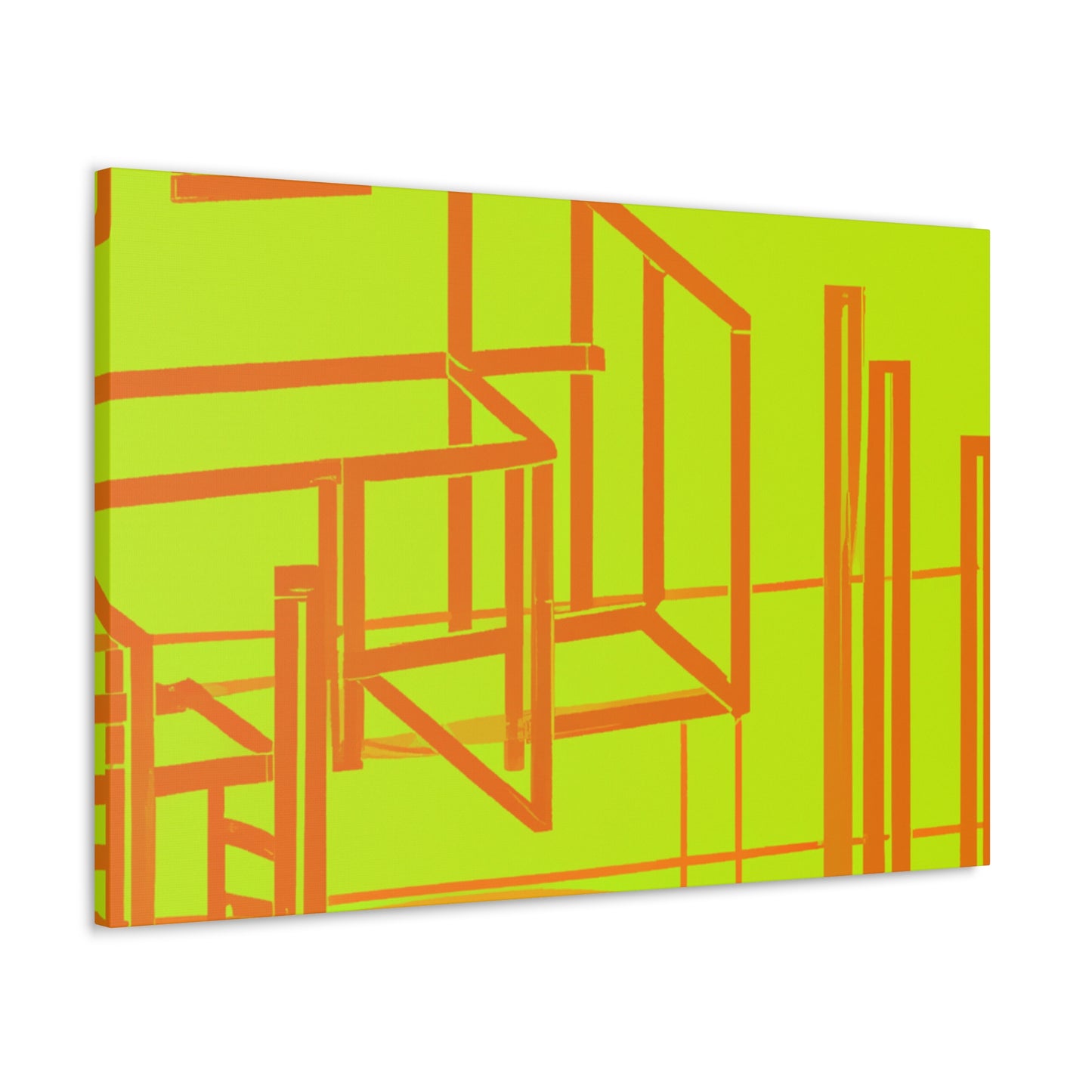 Neon Structure - Canvas - Architectural