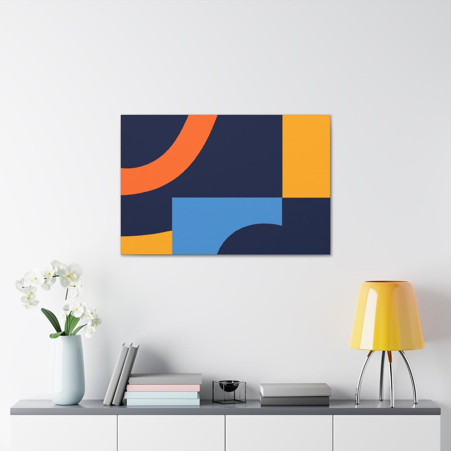 Groovy Geometry - Midcentury - Canvas