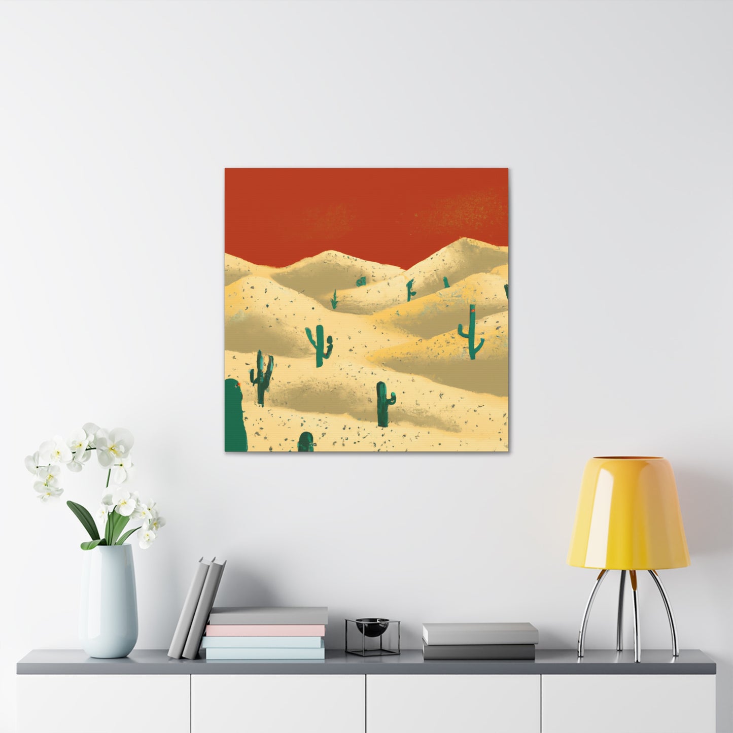 Glamourous Simplicity - Vintage Contemporary - Desert - Canvas