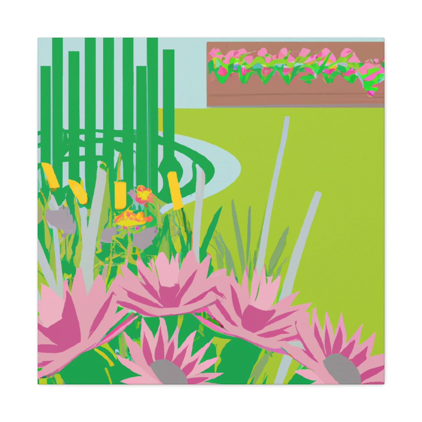 Sagebrush Ranch-Landscape - Canvas - Floral