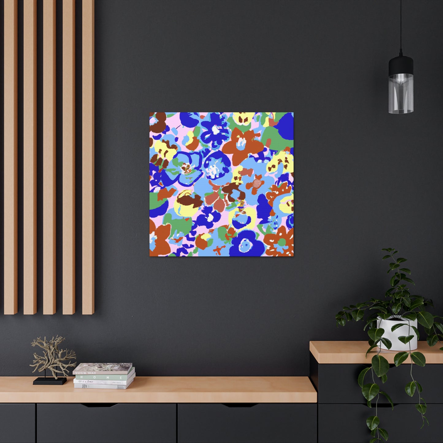 Serene Petals - Floral Canvas