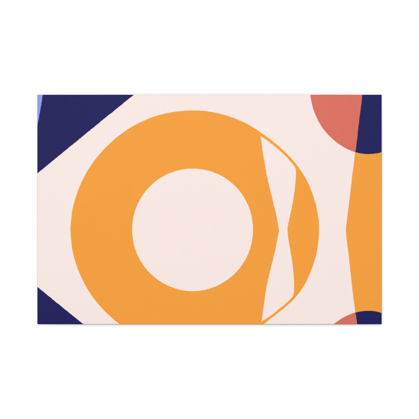 Spiraled Reflections - Midcentury - Canvas