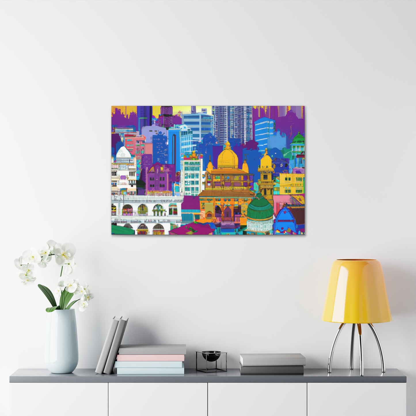 Taj Mahal - Destination India. - Canvas