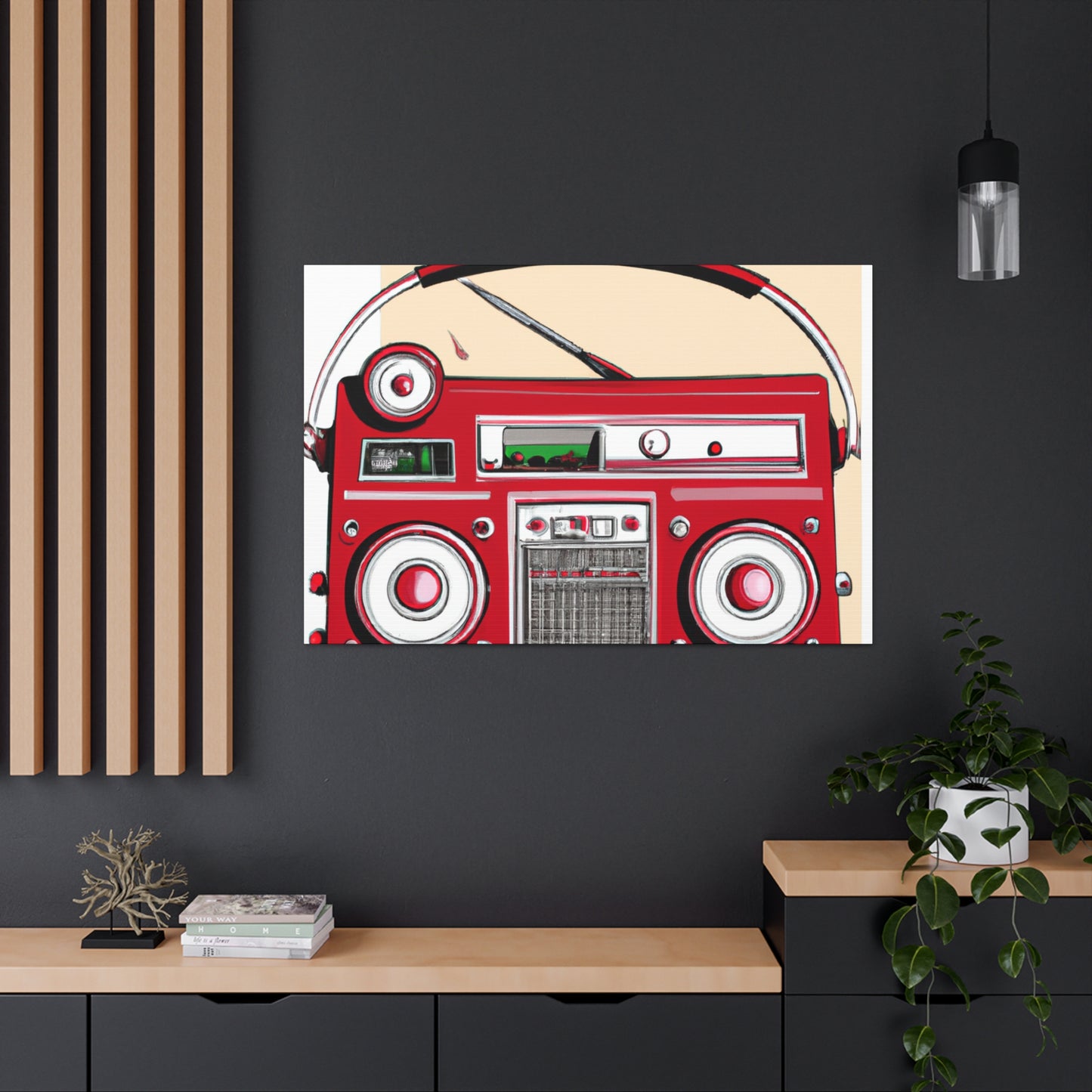 The Box - Retro Music and Film Canvas
