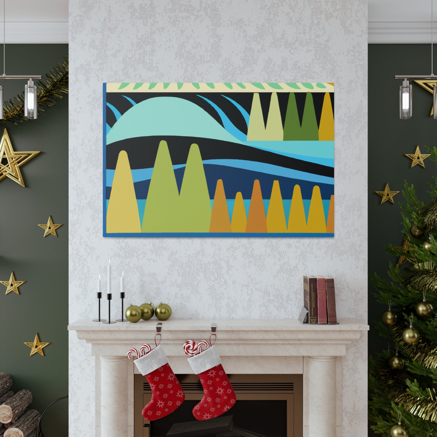 Forrest Play - Midcentury Canvas