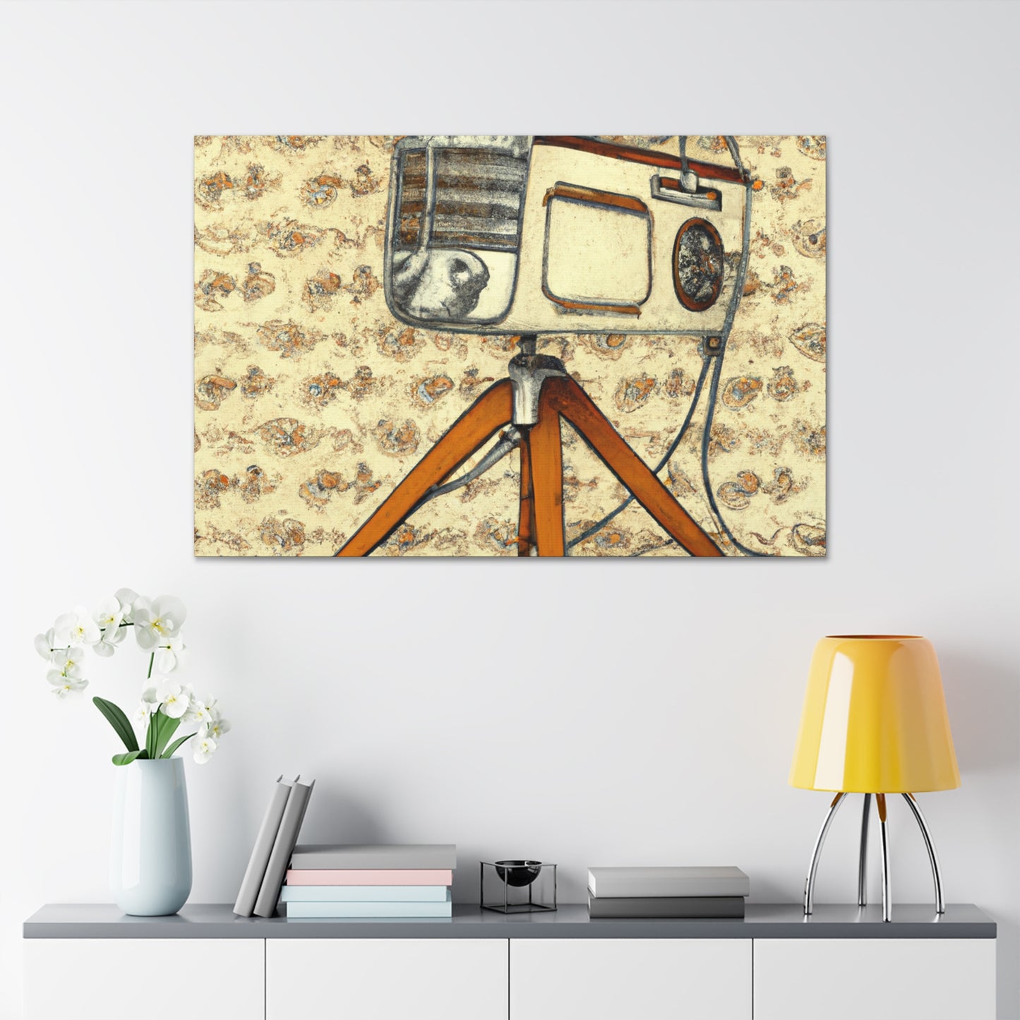 Timewarp Tech - Retro Music and Film Canvas