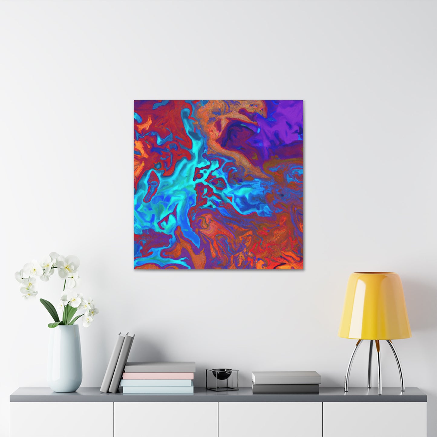 Blue Tinge - Canvas - Abstract