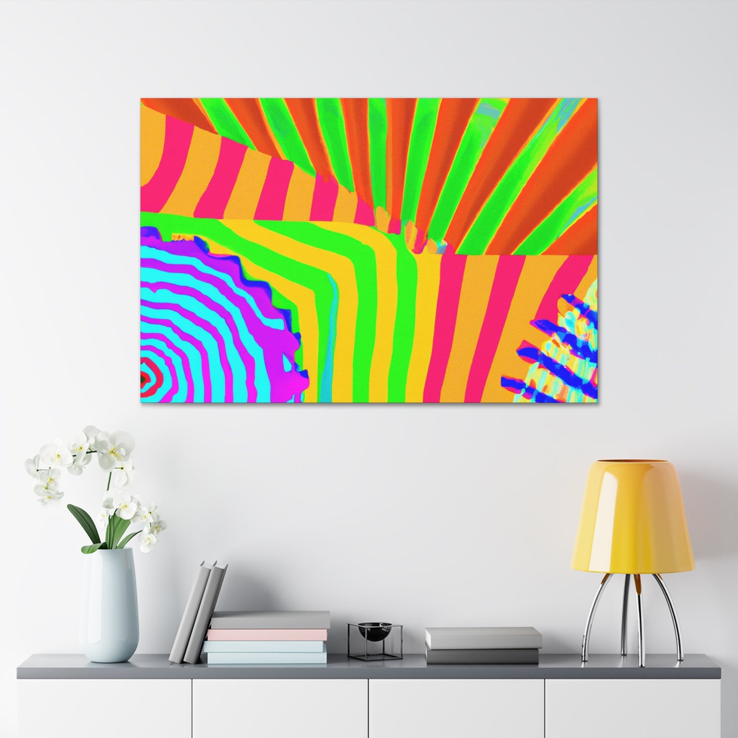 Aqua Luminesce - Abstract - Canvas