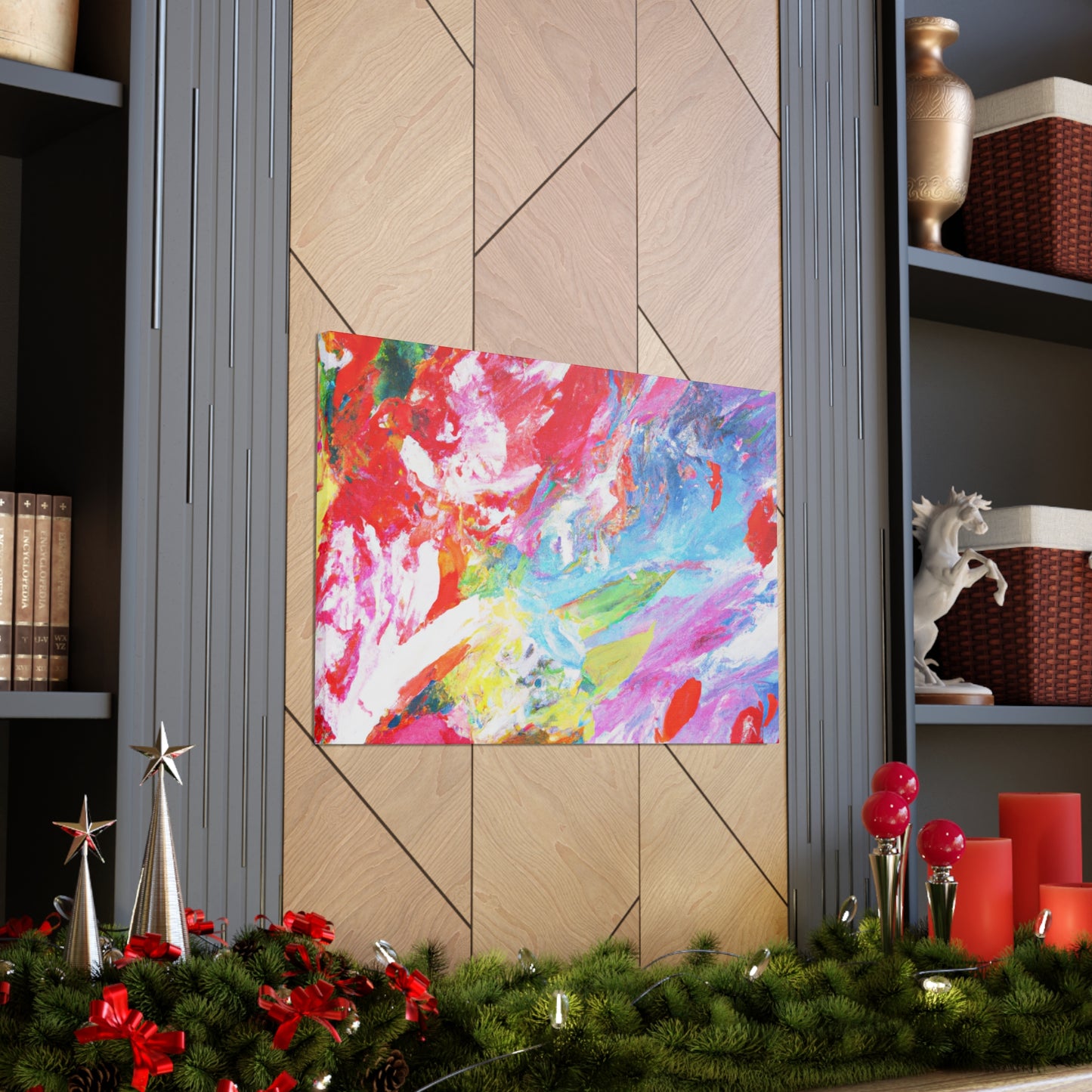 Glittering Horizon - Abstract Canvas