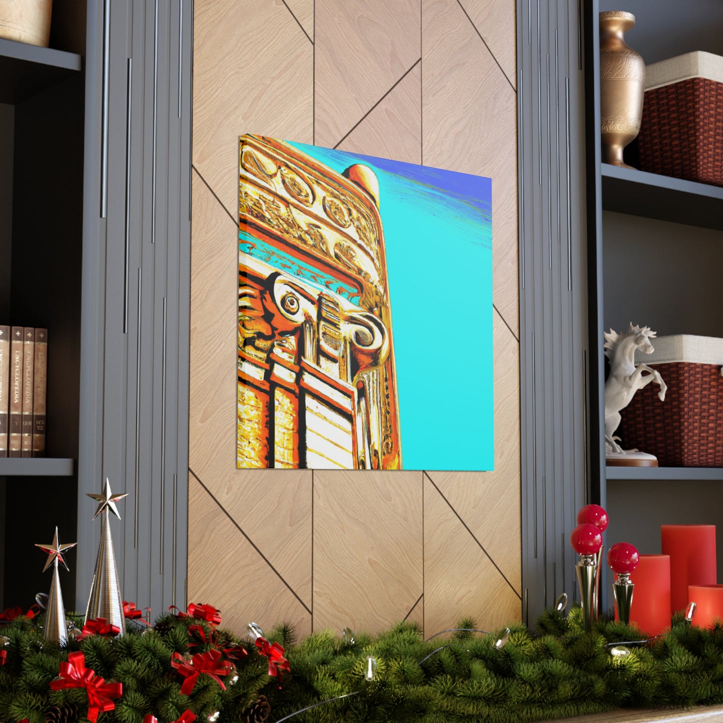 Opulent Palatial Neo-Deco - Canvas Art Deco