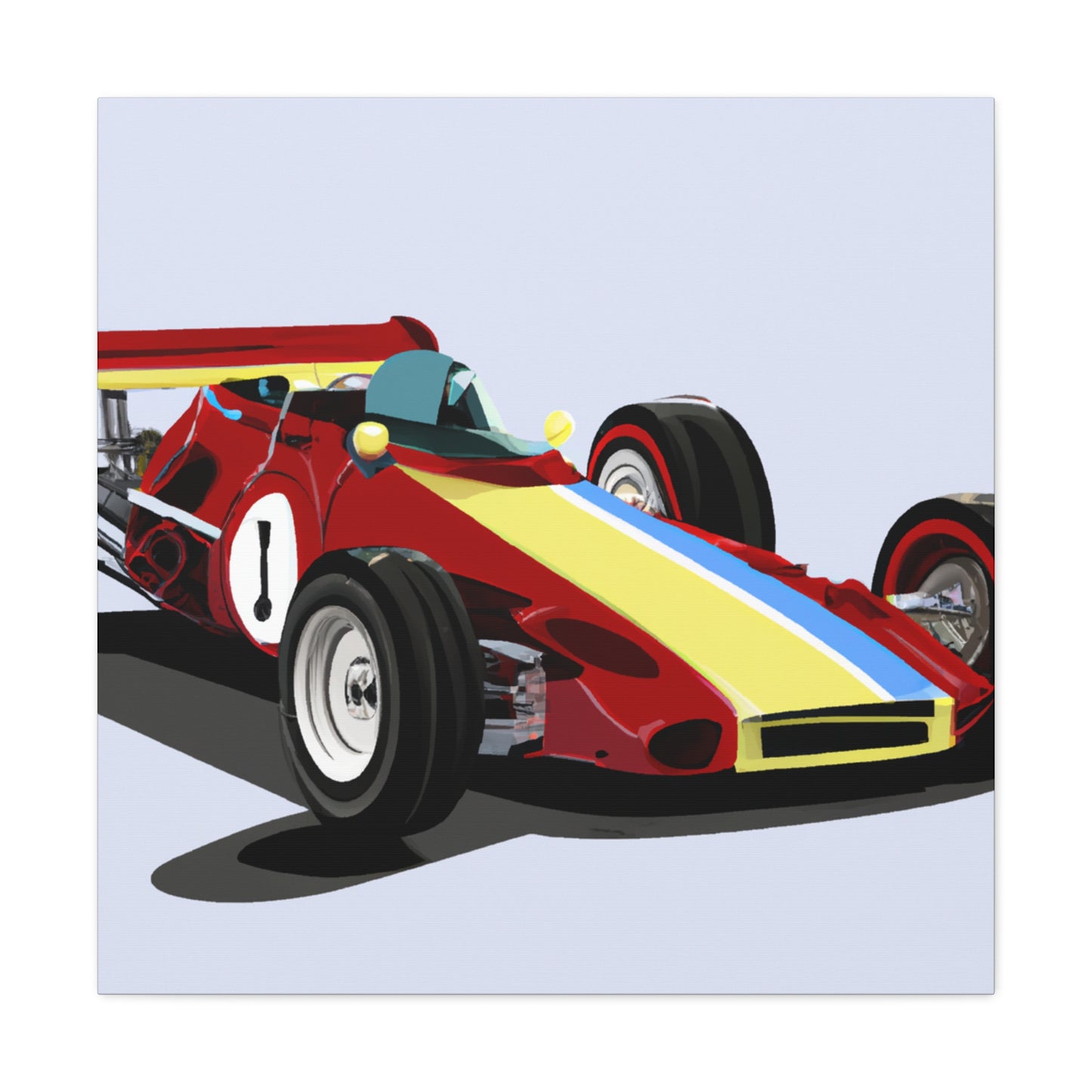 Furious Flash - Automobile - Canvas