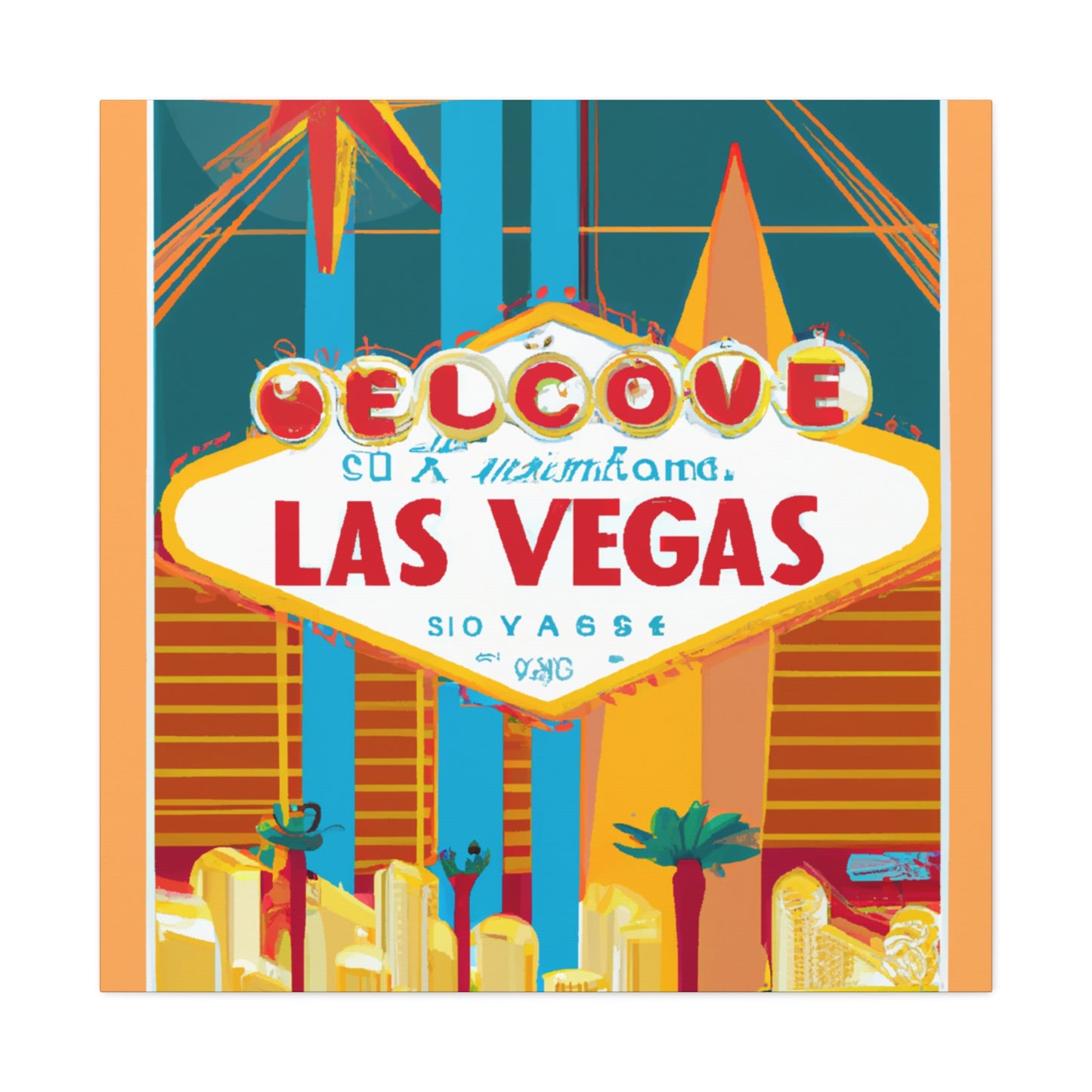 Viva La Vegas - Destination Vegas - Canvas