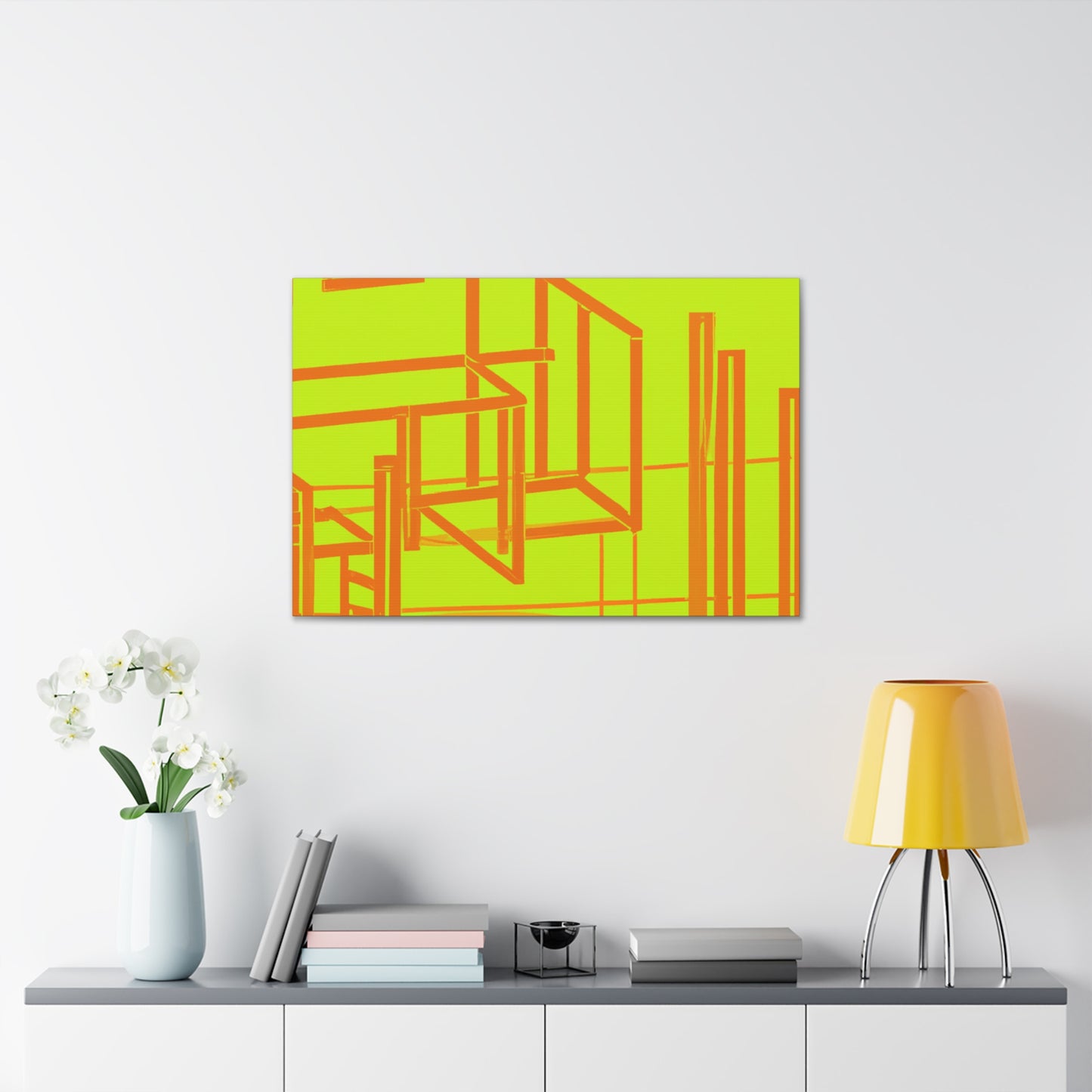 Neon Structure - Canvas - Architectural