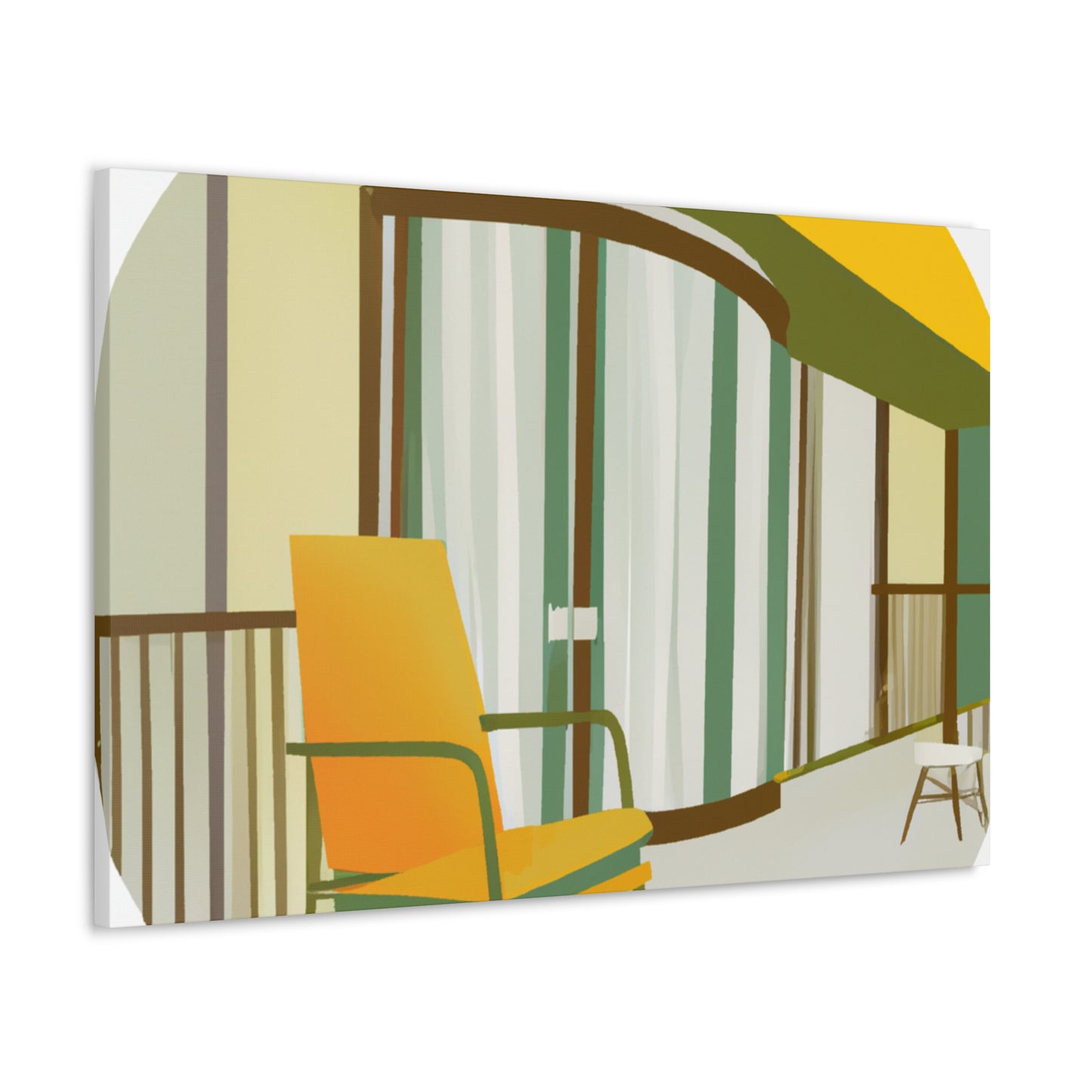 Modern Architectural Splendor - Midcentury - Canvas