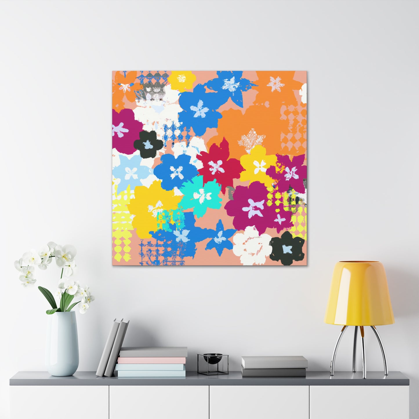Laila - Floral - Canvas