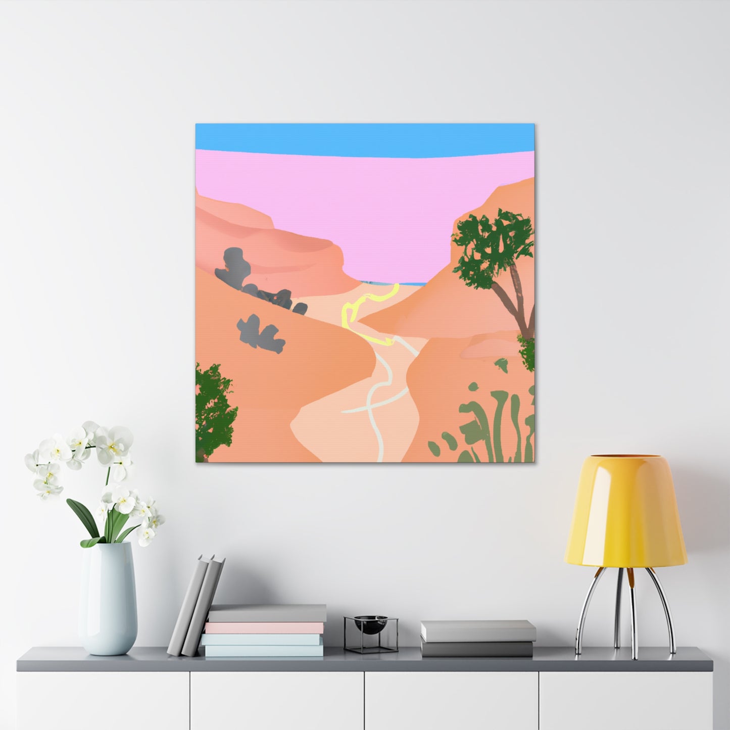 Flaming Dunes - Landscape - Canvas