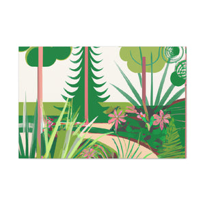Floralopia Landscape - Canvas