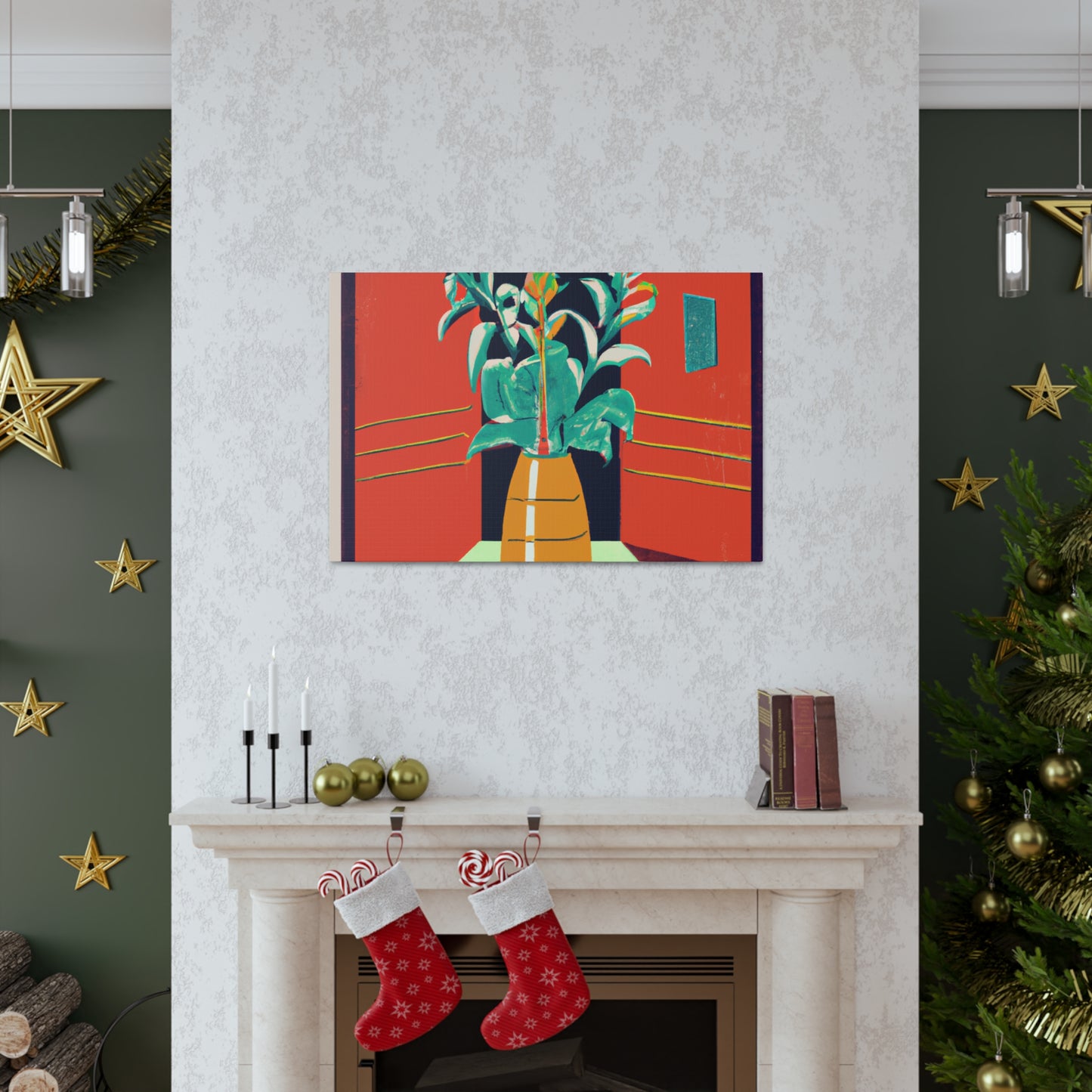 Cheetah-Sparkle - Midcentury Canvas