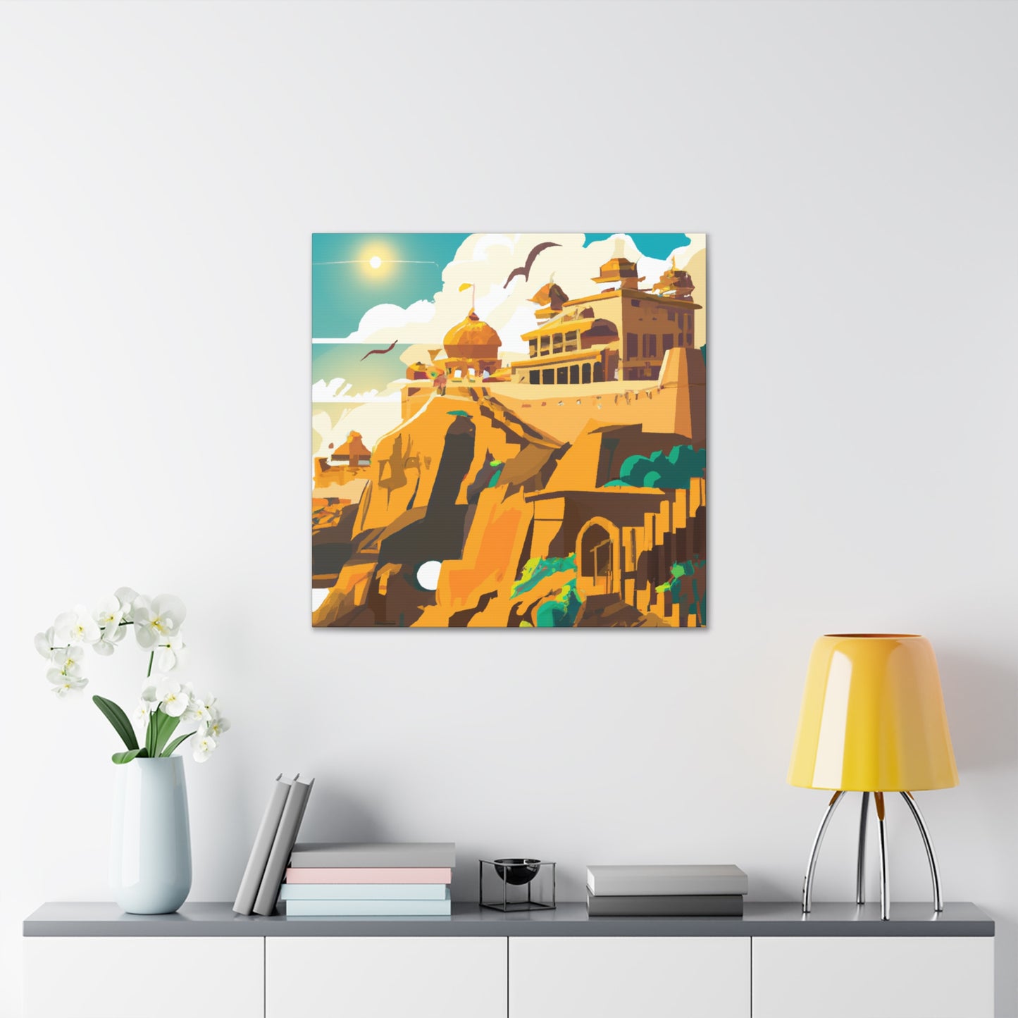 The Land of Spices - Destination India - Canvas