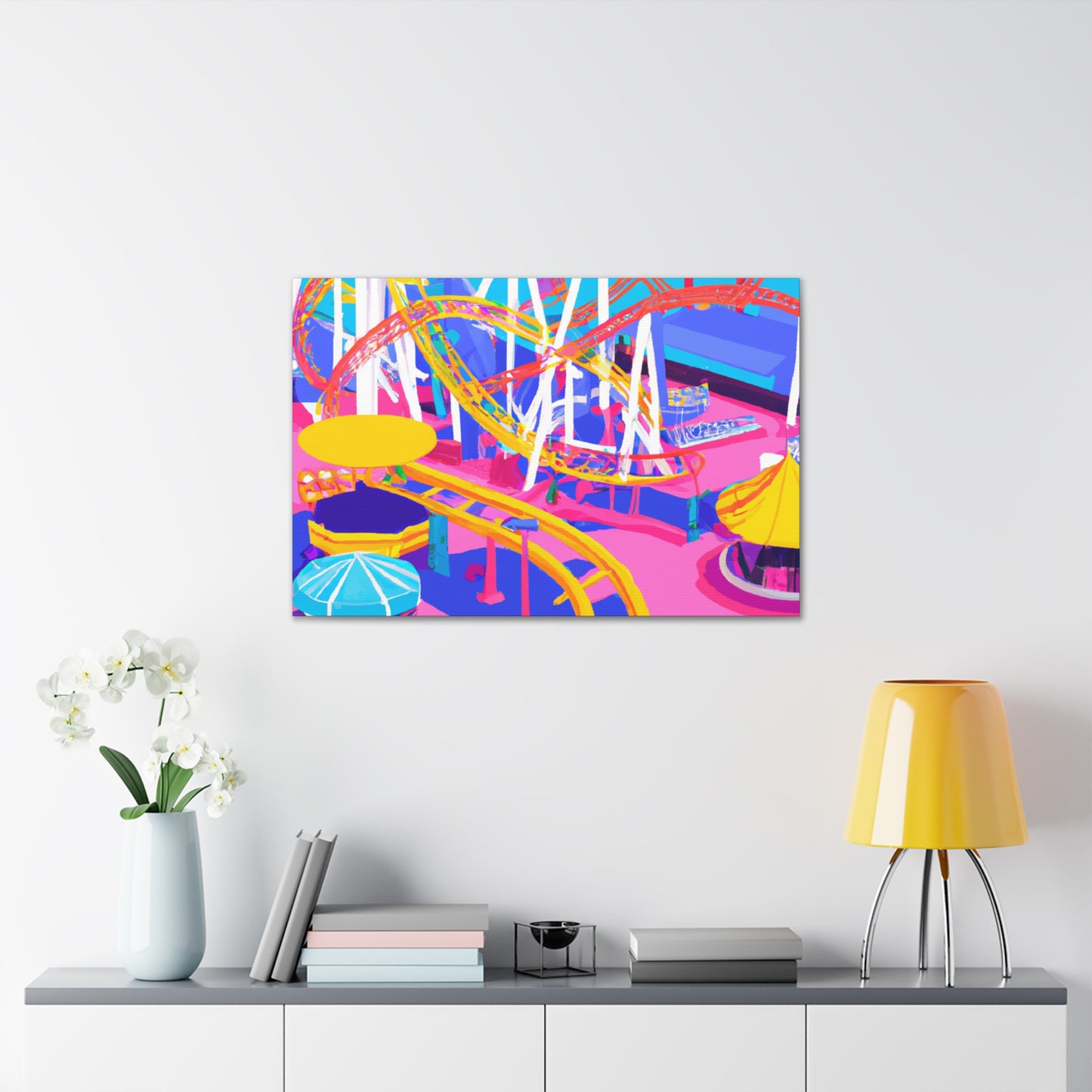 Crazy Town - Amusement - Canvas