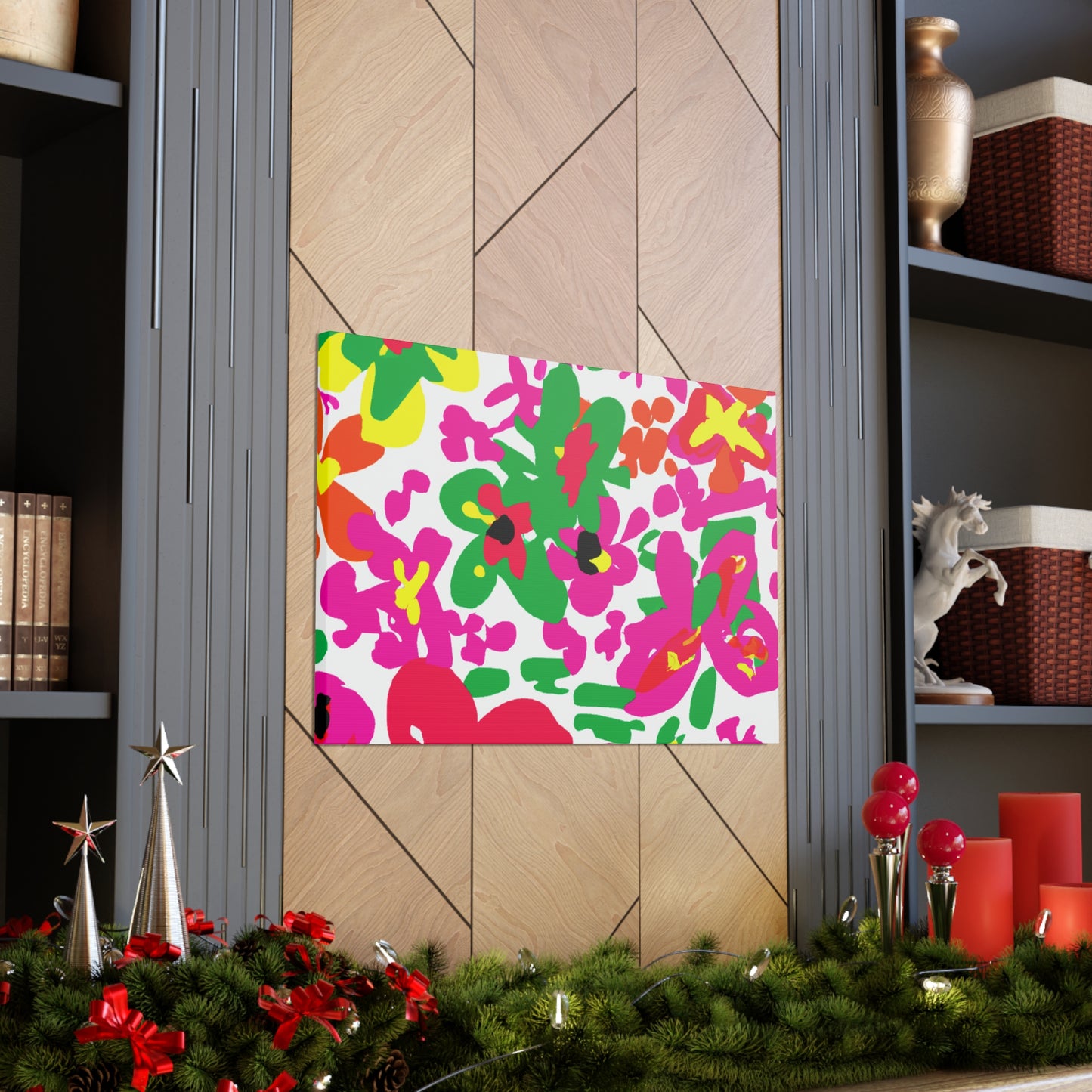 "The Bouquet of Spring's Blooms" - Floral Canvas