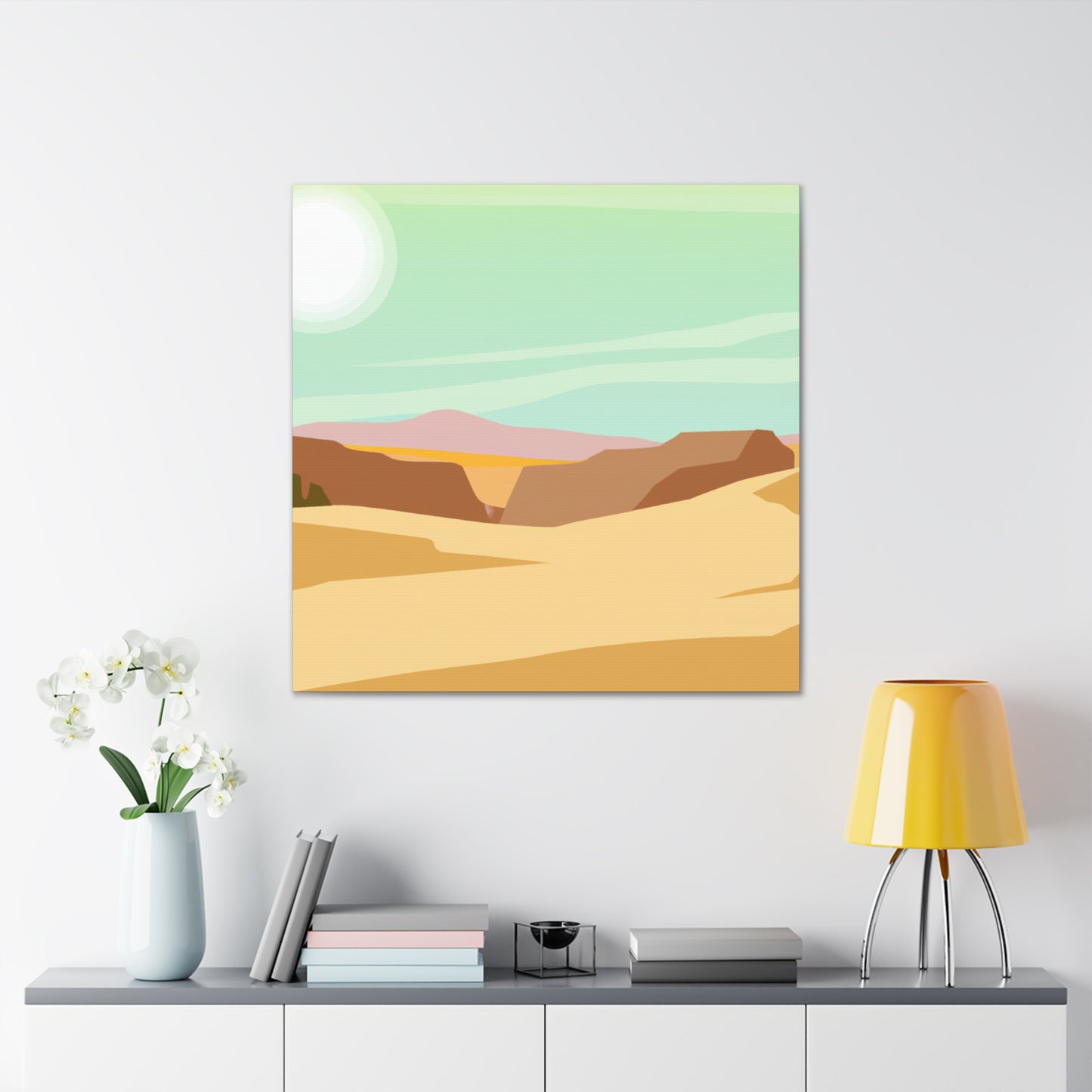 Sahara Serenity - Landscape - Canvas - Desert