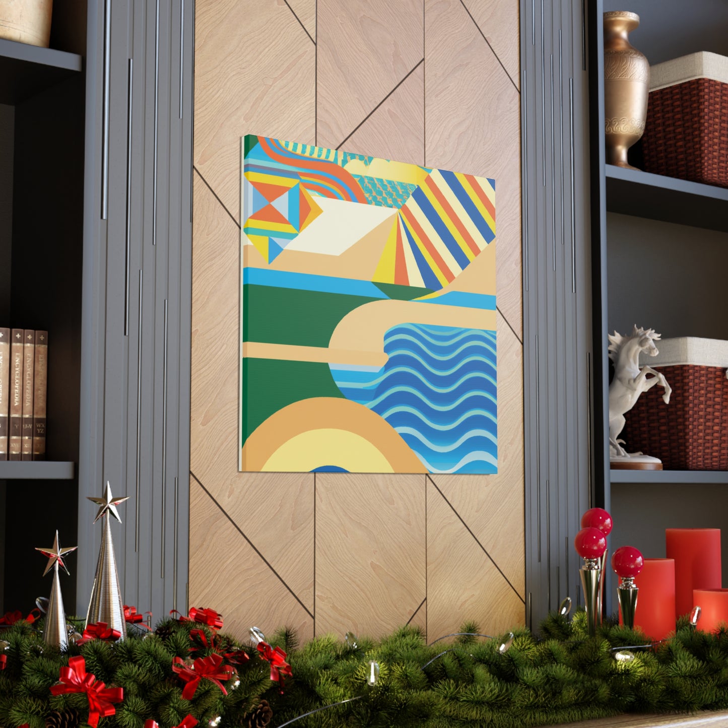 Waterpark - Midcentury Canvas