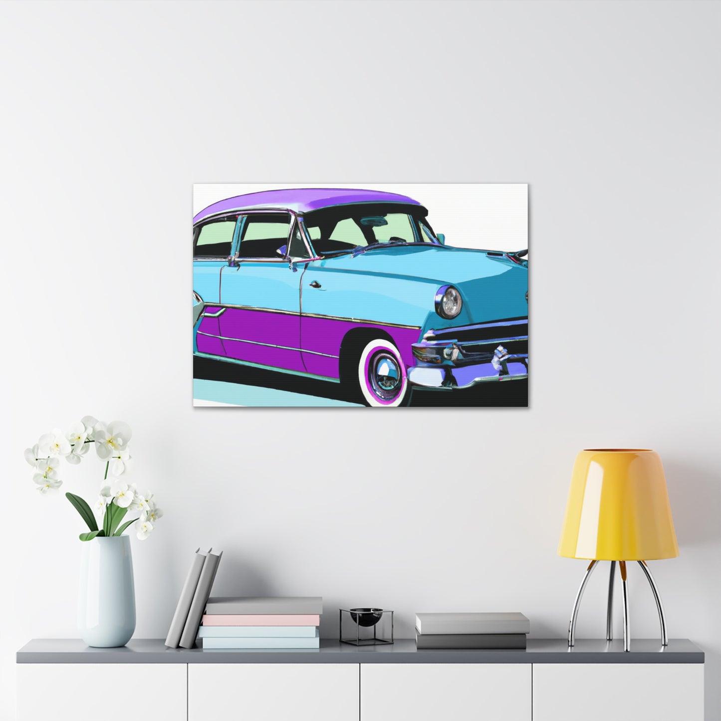 Ford Model T - Automobile - Canvas