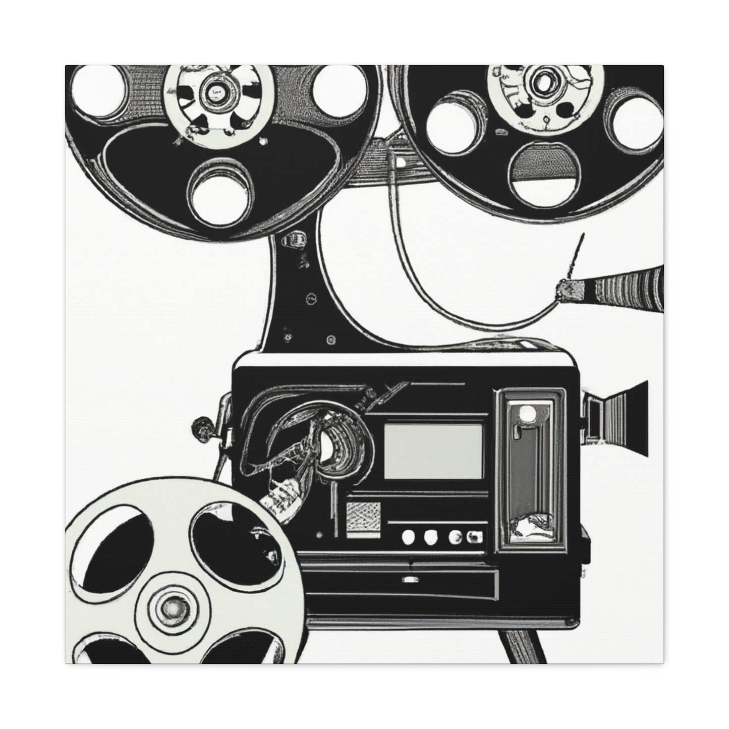 "Chevrolet Showtime" - Retro Film Canvas
