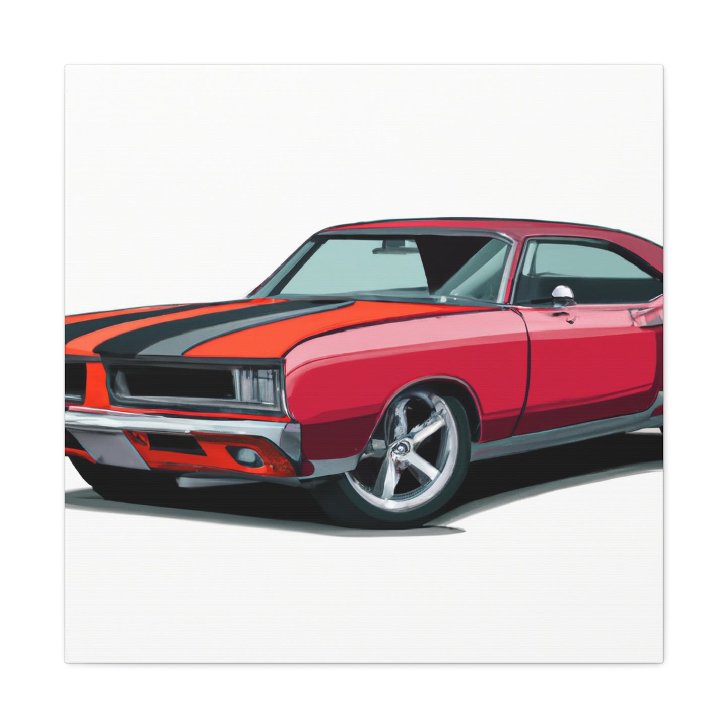 Hot Rod Havoc - Automobile - Canvas