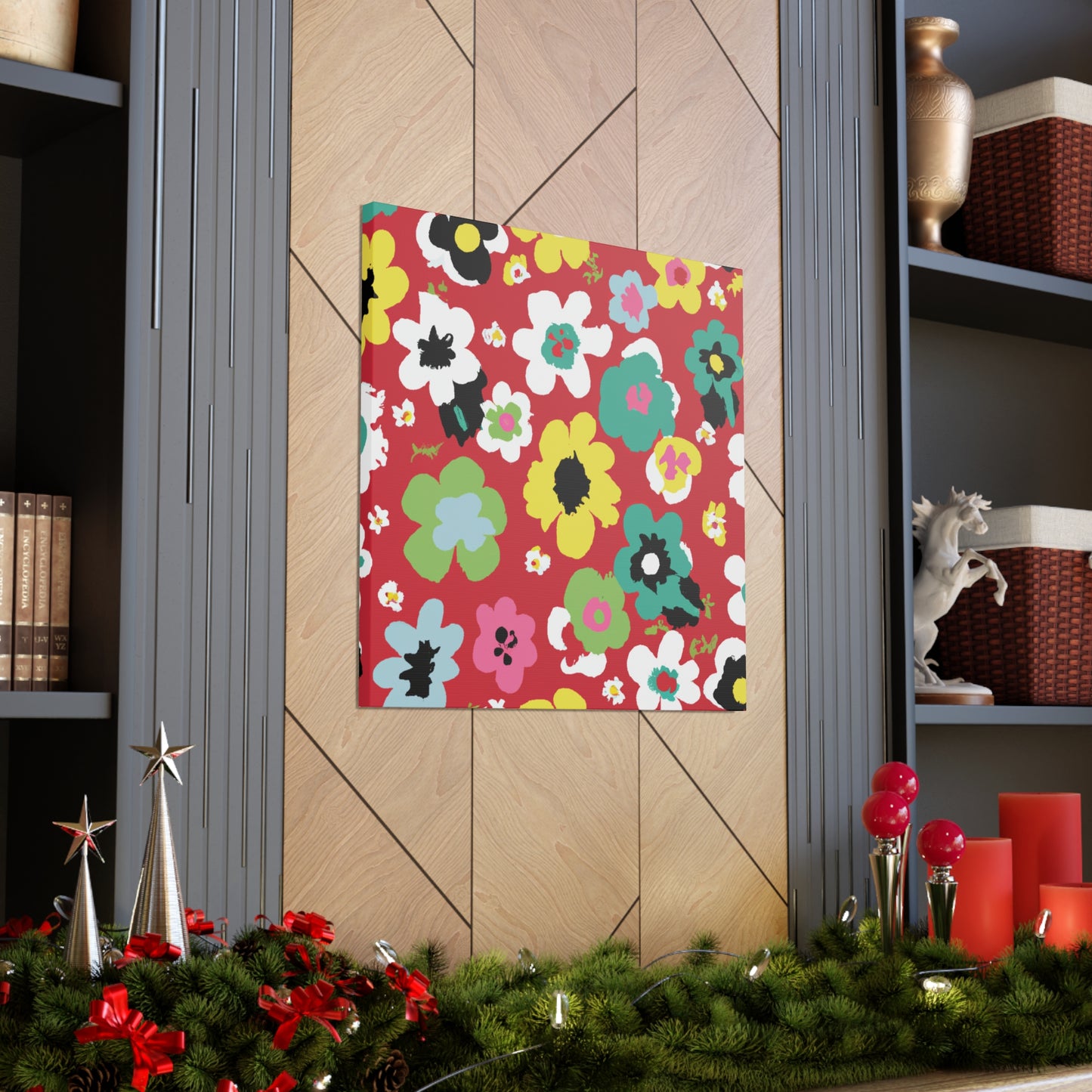 "Petal's Poise" - Floral Canvas