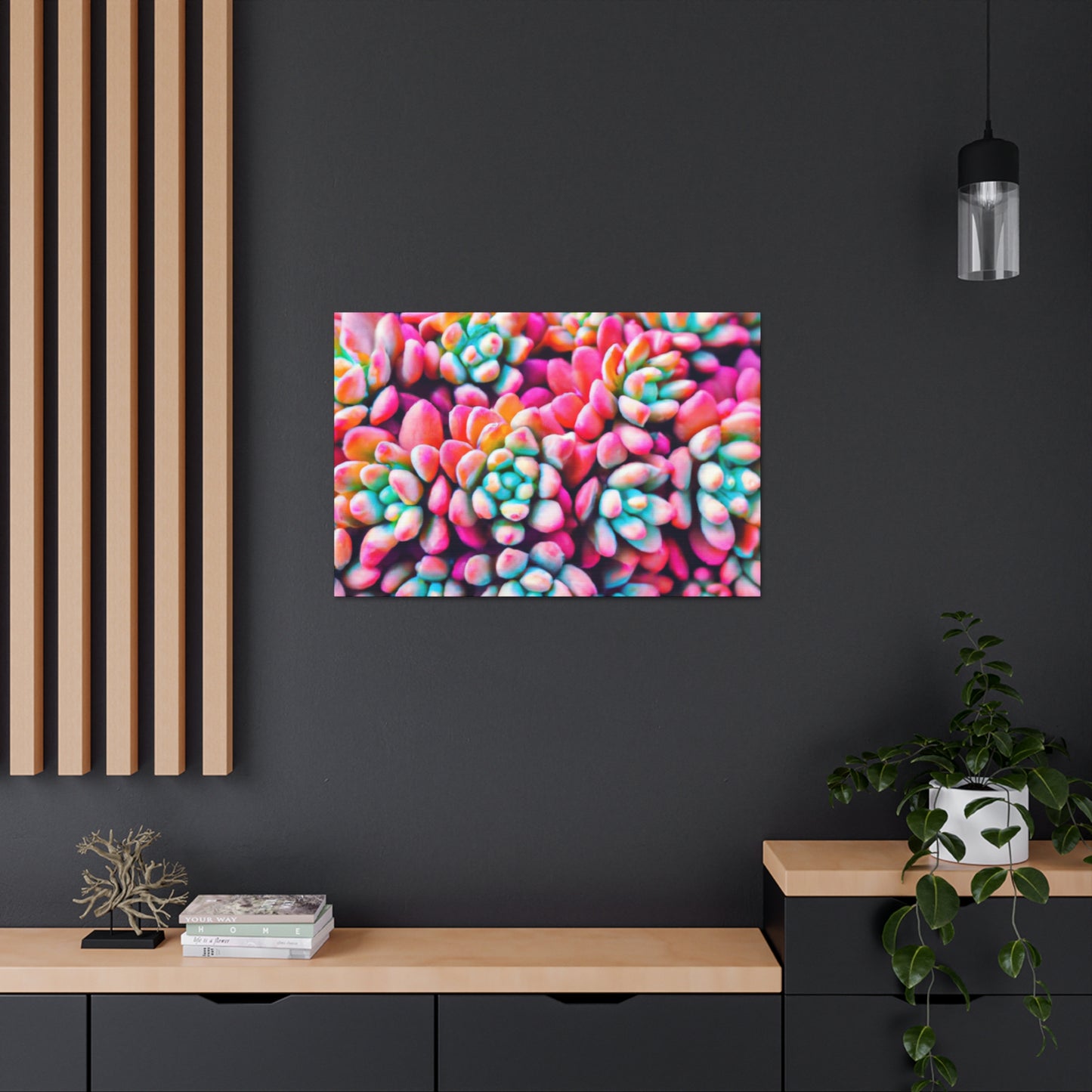 "Garden of Splendor" - Canvas - Succulent