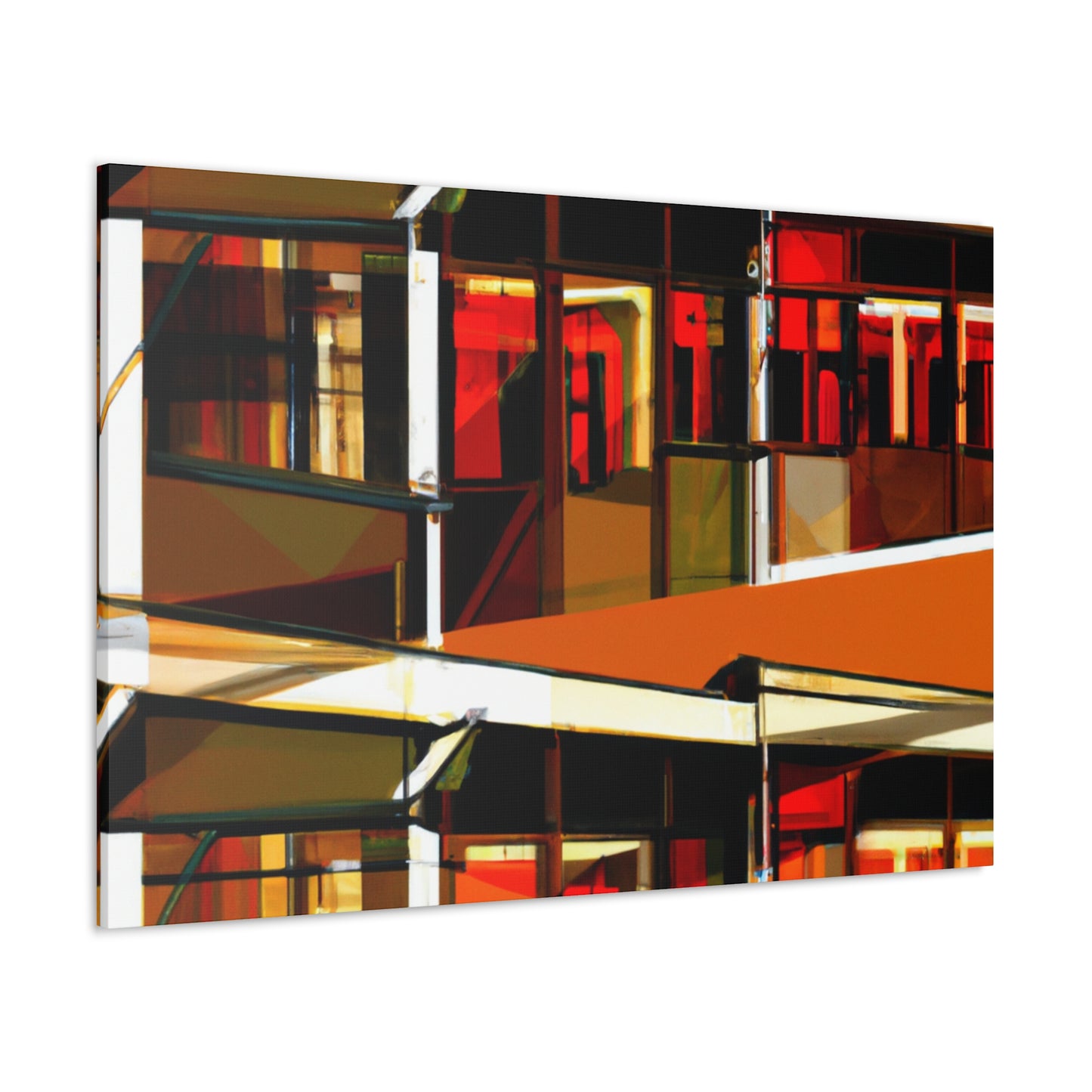 Burnt Windows - Canvas - Architectural