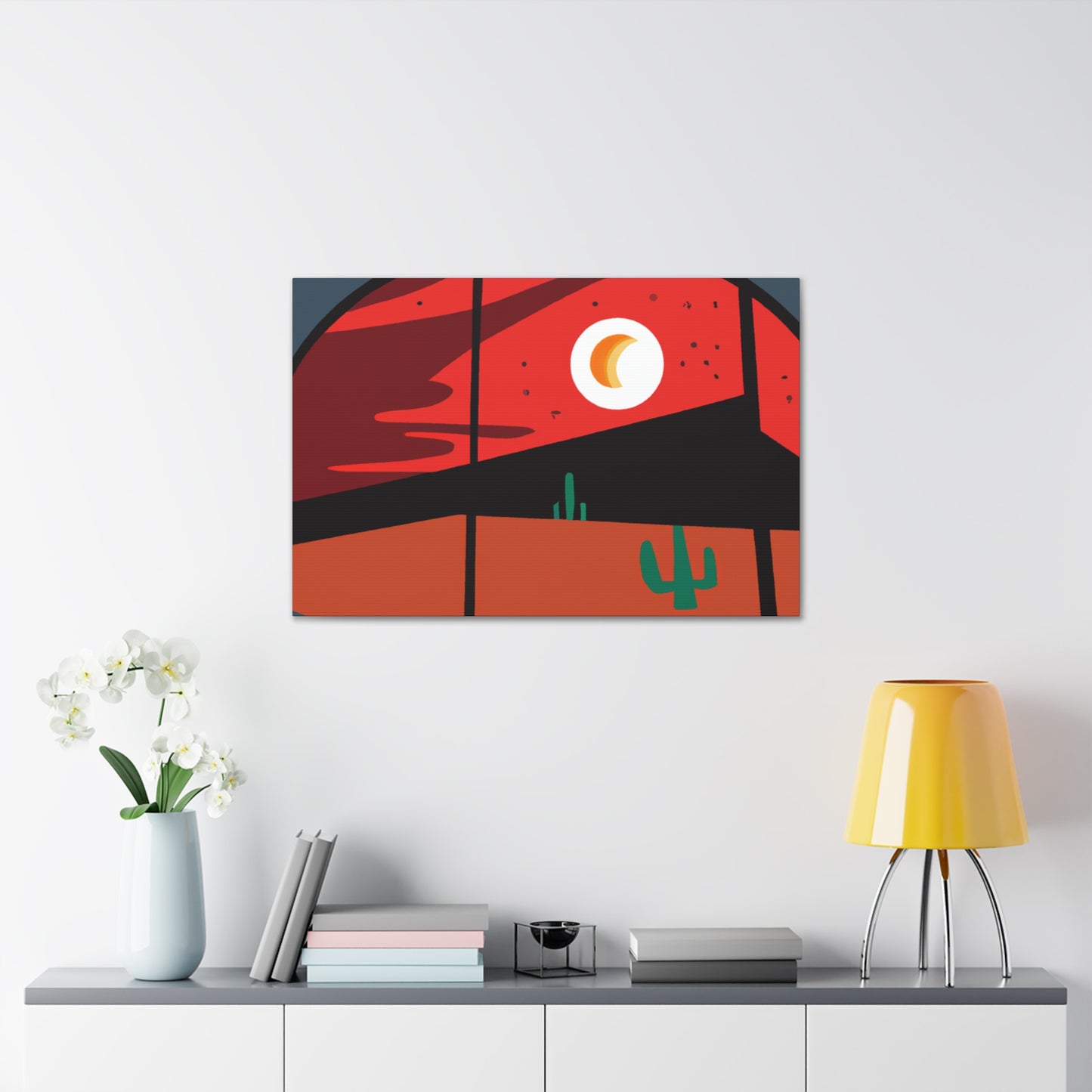 Aurora Bloom- Midcentury - Canvas