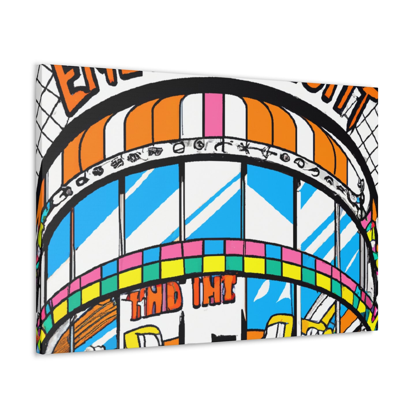 Frolic & Flourish Center - Canvas - Pop Art