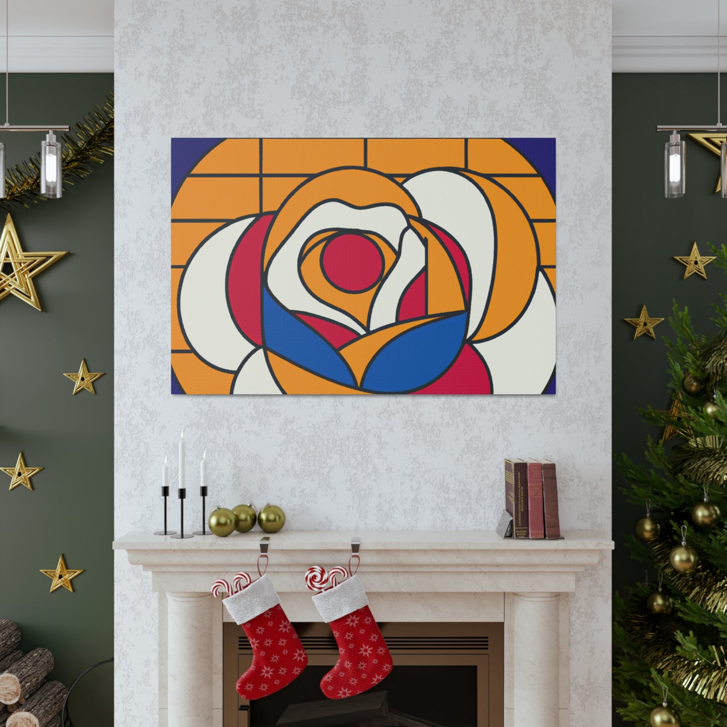 Poppy- Midcentury Canvas
