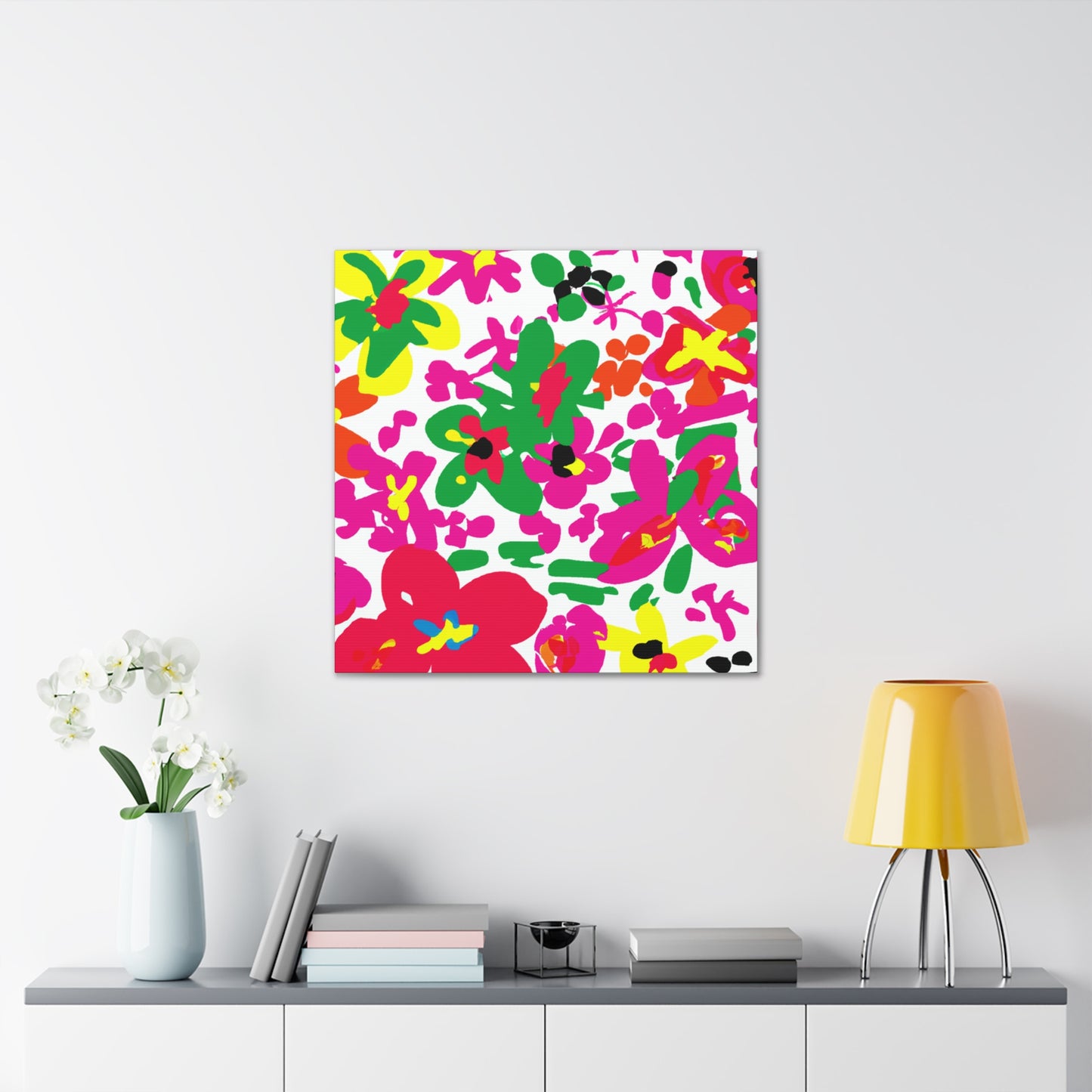 "The Bouquet of Spring's Blooms" - Floral Canvas