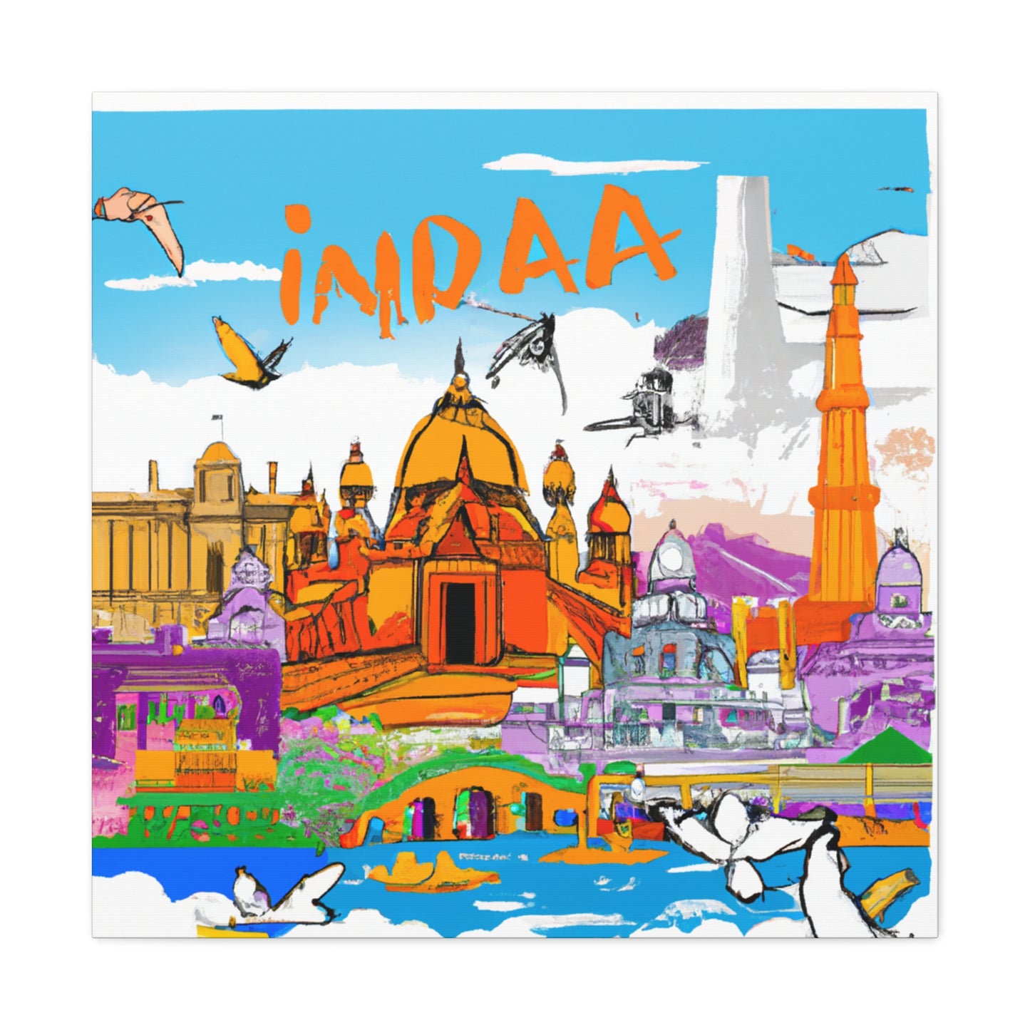 Khandeshi Palms - Destination India - Canvas