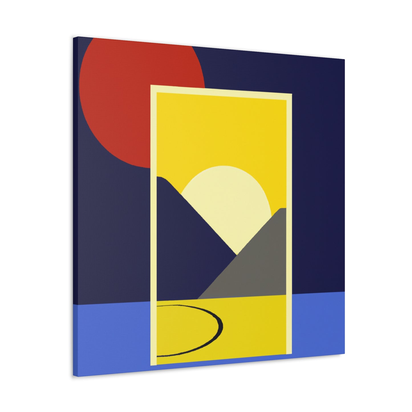 Sunrise IChing- Midcentury - Canvas