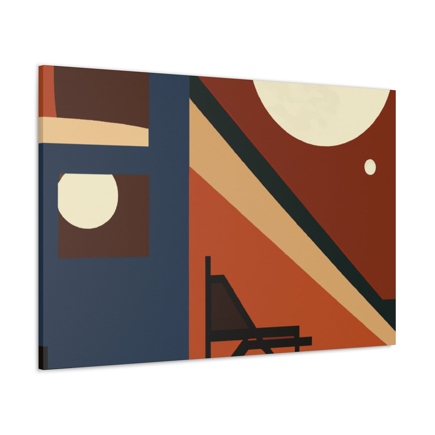 Atomic Wave - Midcentury - Canvas