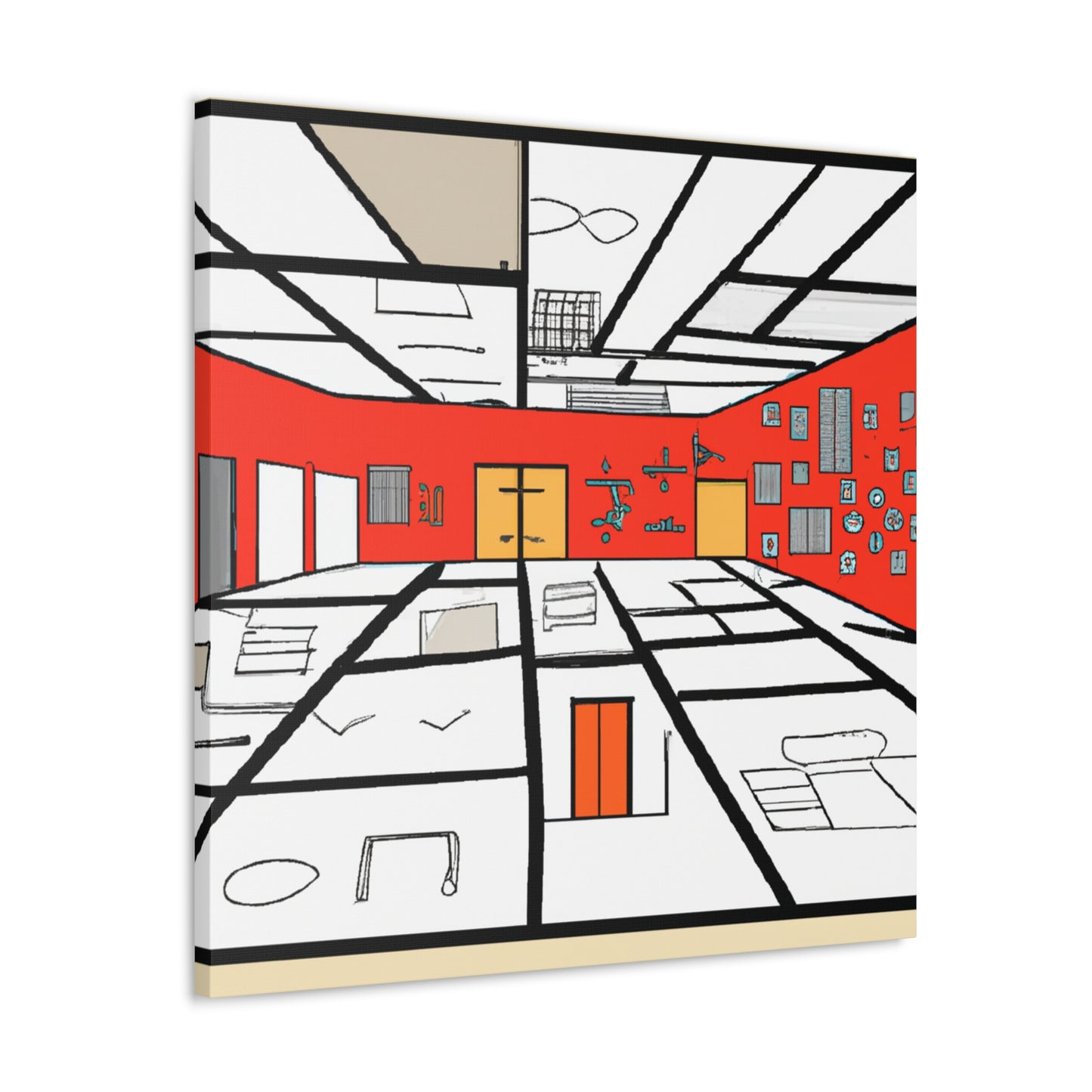 Sweeping View- Canvas - Architectural