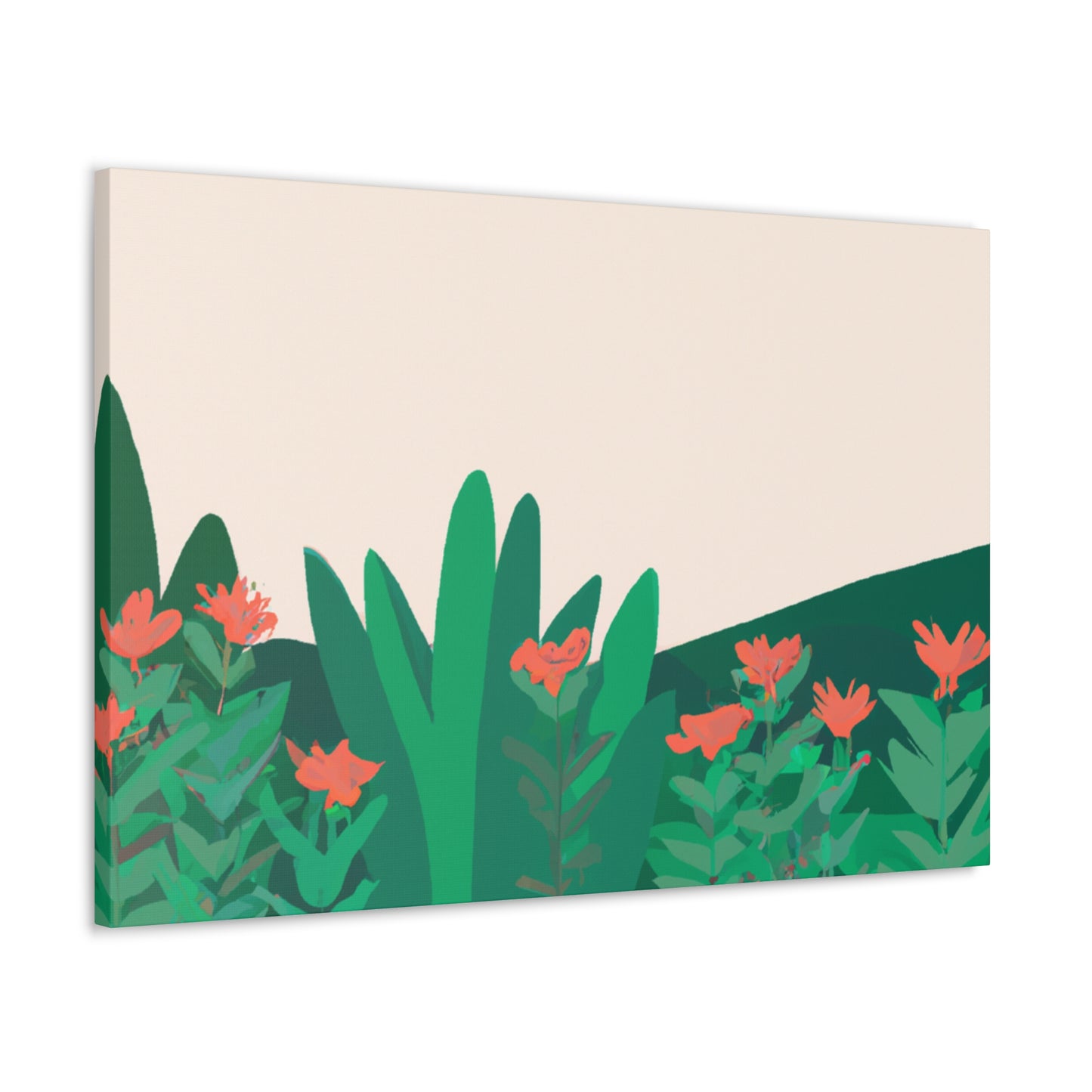 Butterfly Blooms Landscape - Canvas