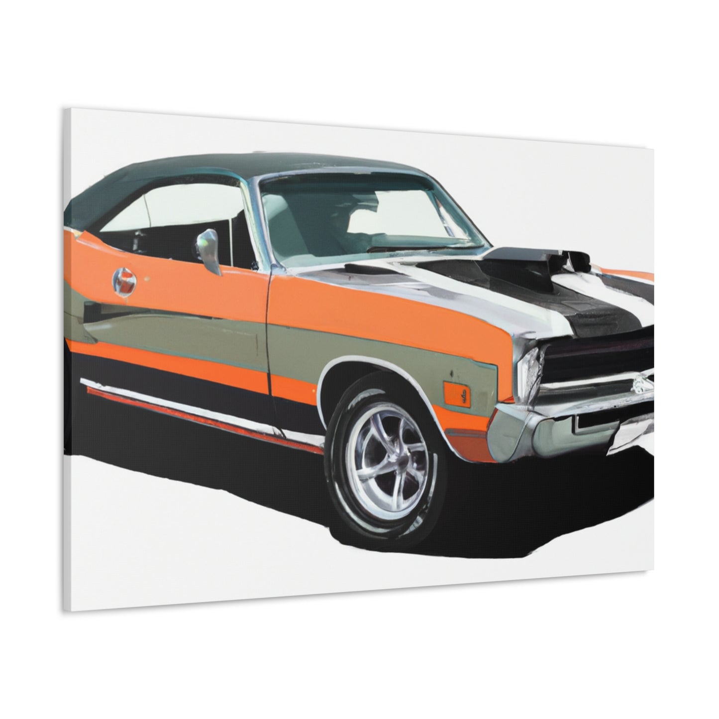 Dragster Flash - Automobile - Canvas