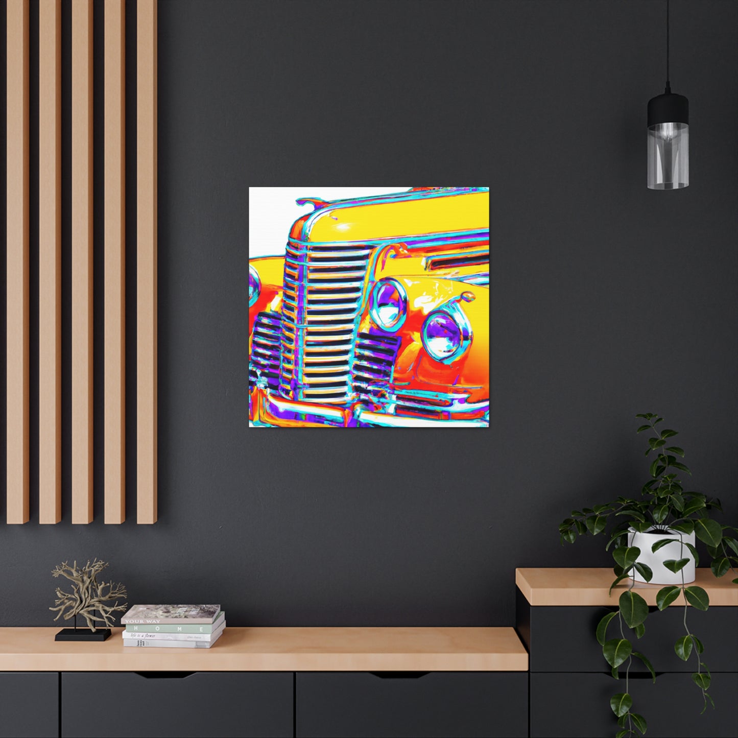 "Retro Rod" - Automobile Canvas